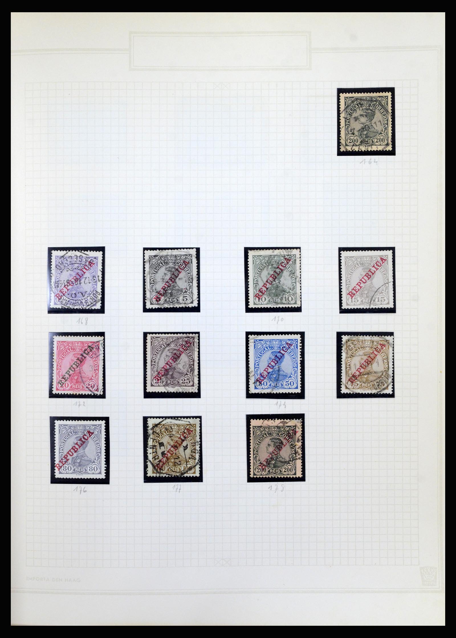 36869 011 - Postzegelverzameling 36869 Portugal 1853-1990.