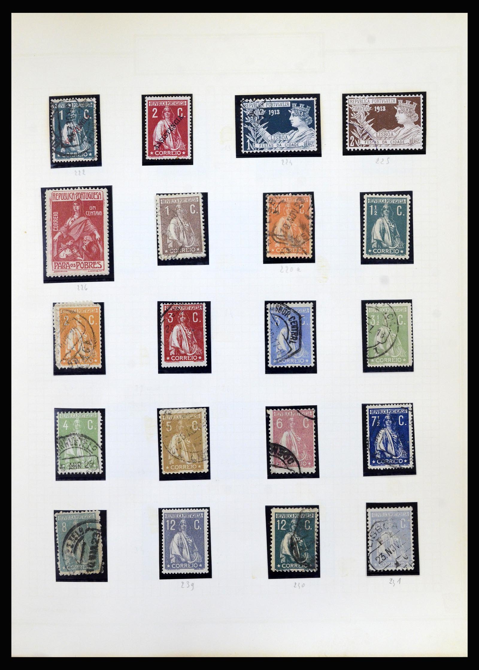 36869 014 - Postzegelverzameling 36869 Portugal 1853-1990.