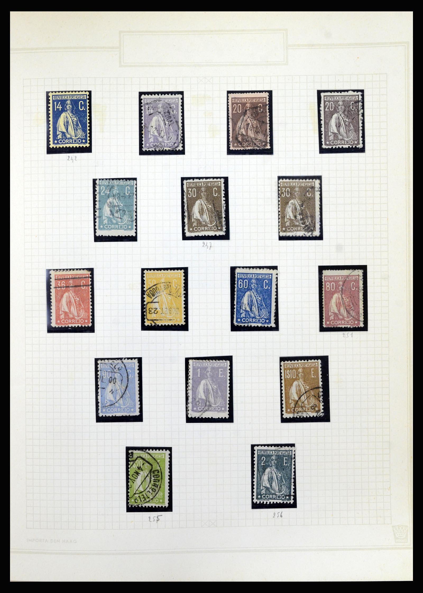 36869 015 - Postzegelverzameling 36869 Portugal 1853-1990.