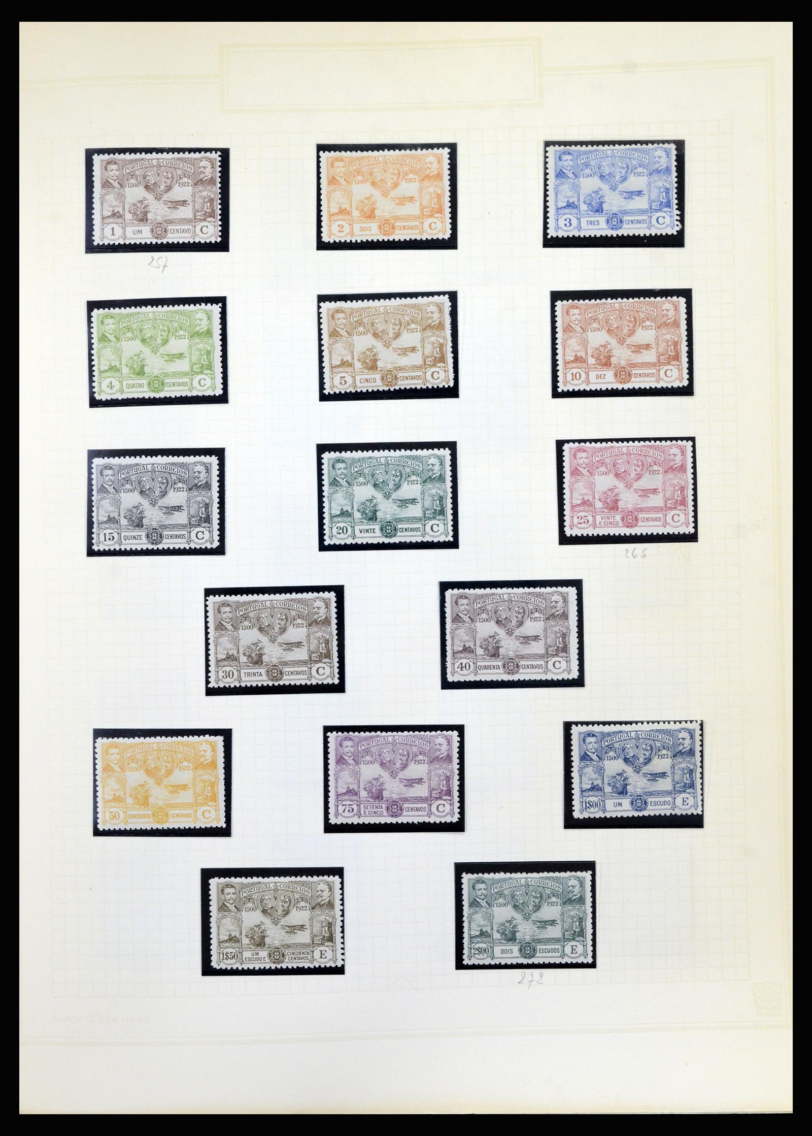 36869 016 - Postzegelverzameling 36869 Portugal 1853-1990.