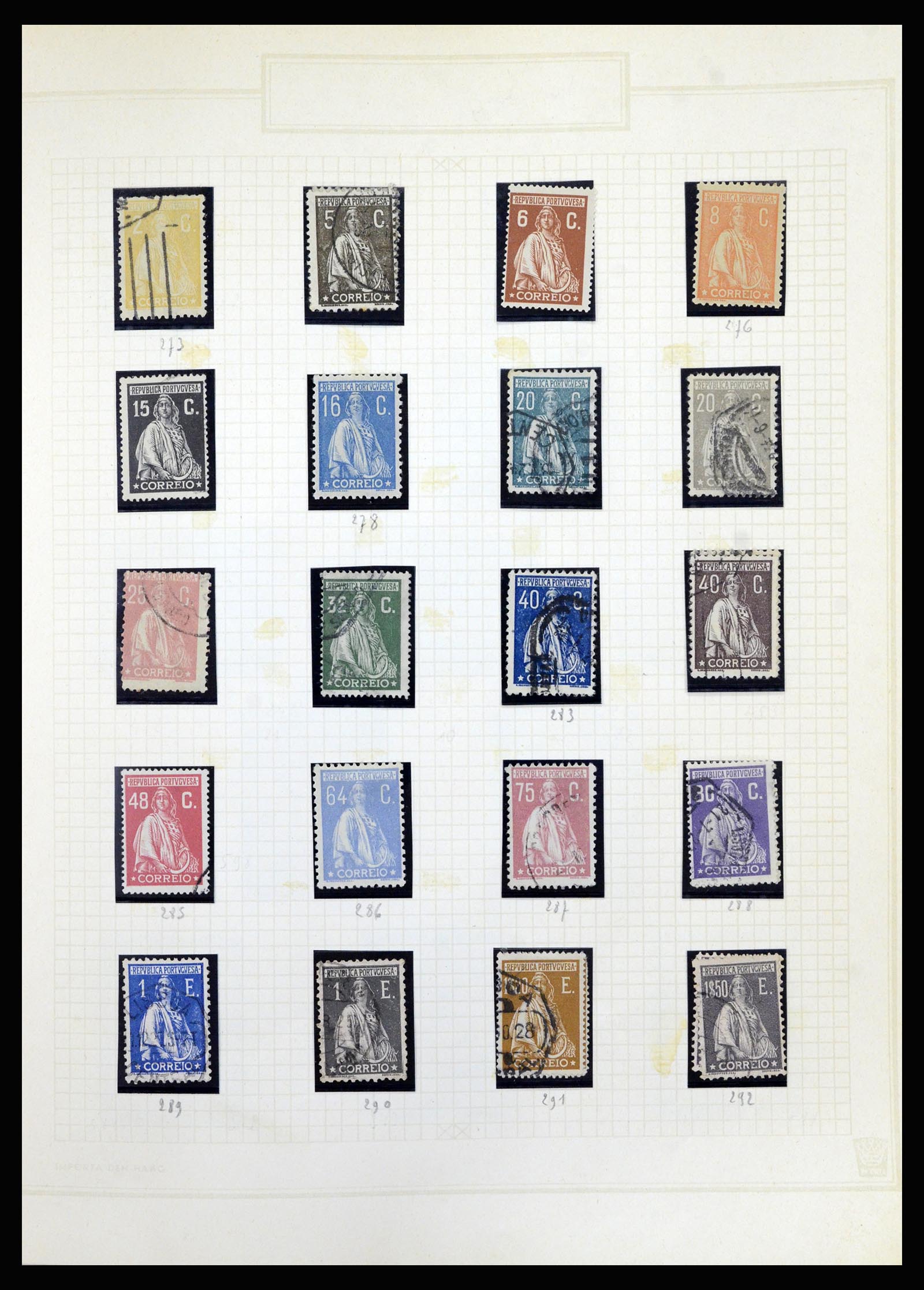 36869 017 - Postzegelverzameling 36869 Portugal 1853-1990.