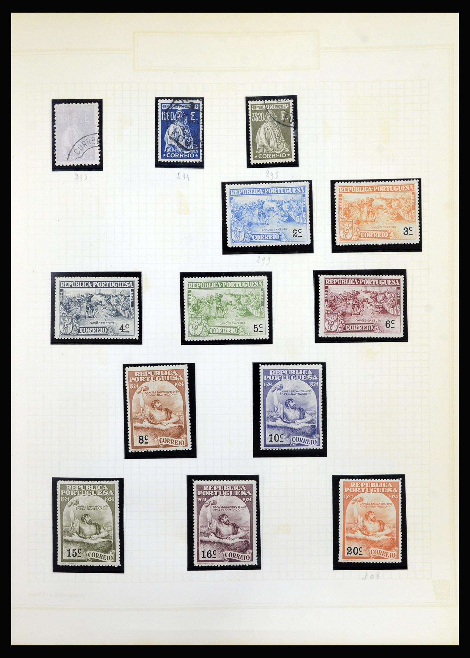 36869 018 - Postzegelverzameling 36869 Portugal 1853-1990.