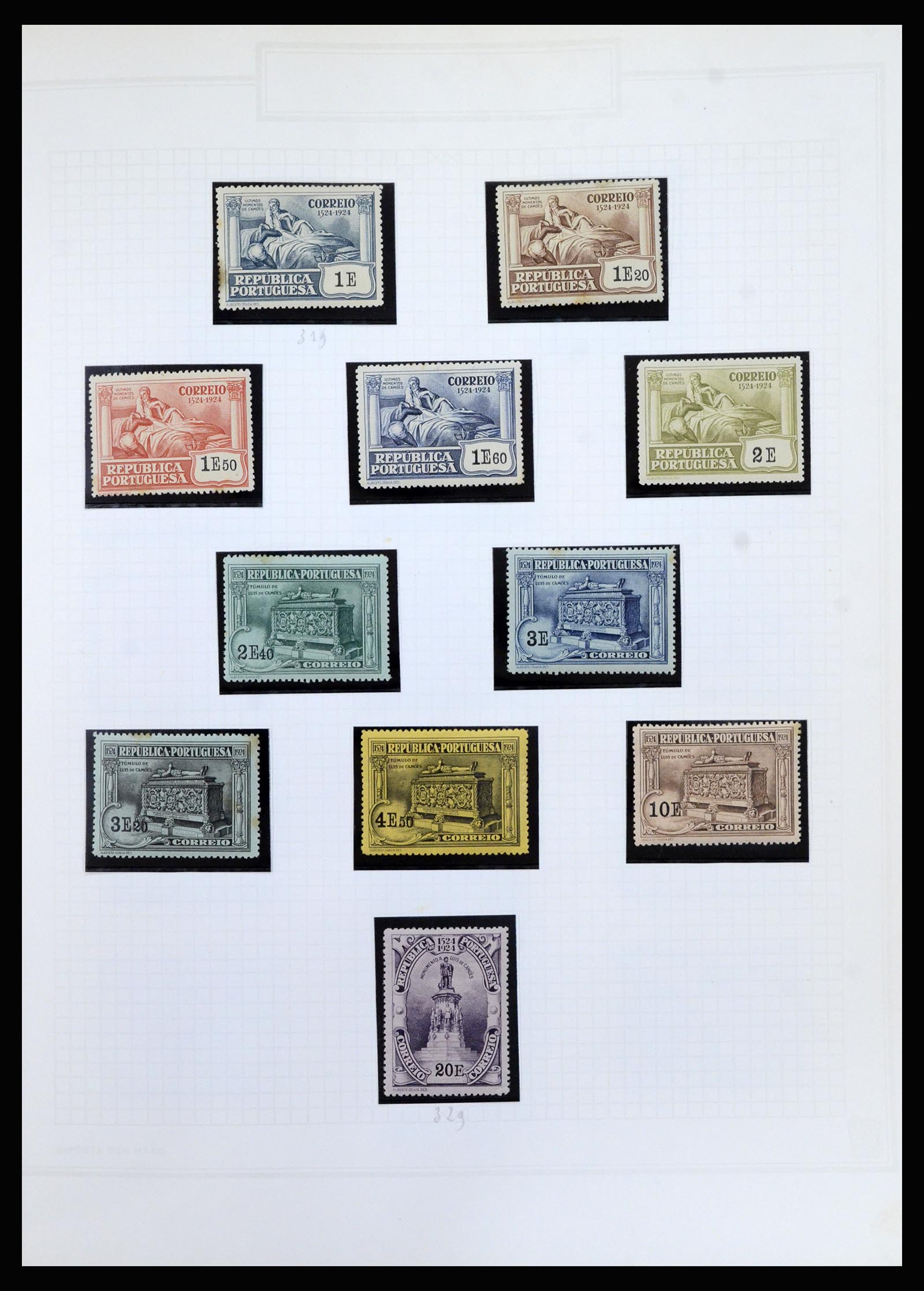 36869 020 - Postzegelverzameling 36869 Portugal 1853-1990.