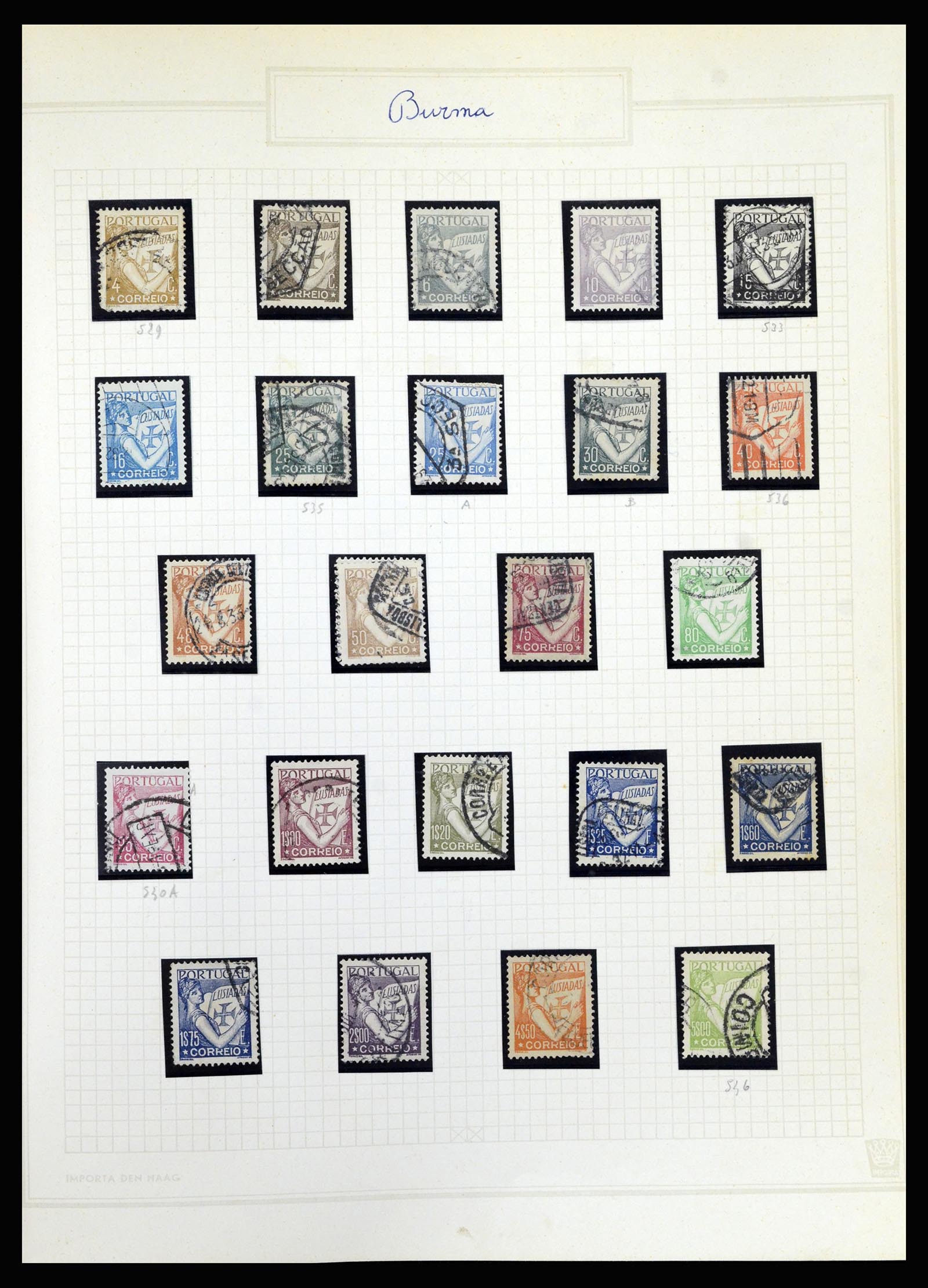36869 031 - Stamp collection 36869 Portugal 1853-1990.