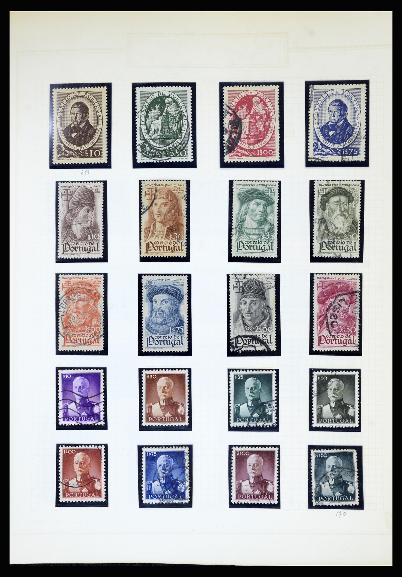 36869 039 - Stamp collection 36869 Portugal 1853-1990.