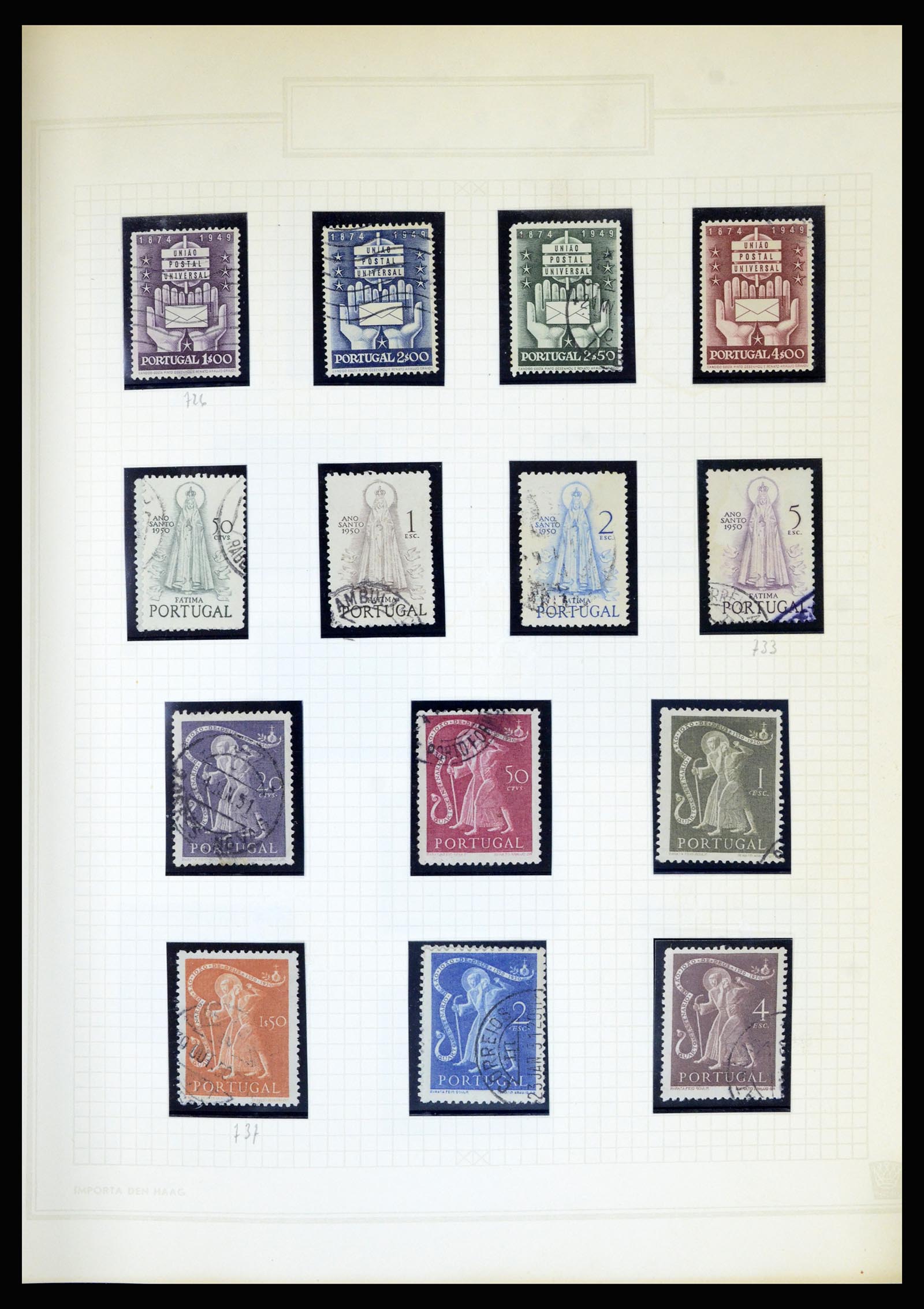 36869 043 - Stamp collection 36869 Portugal 1853-1990.