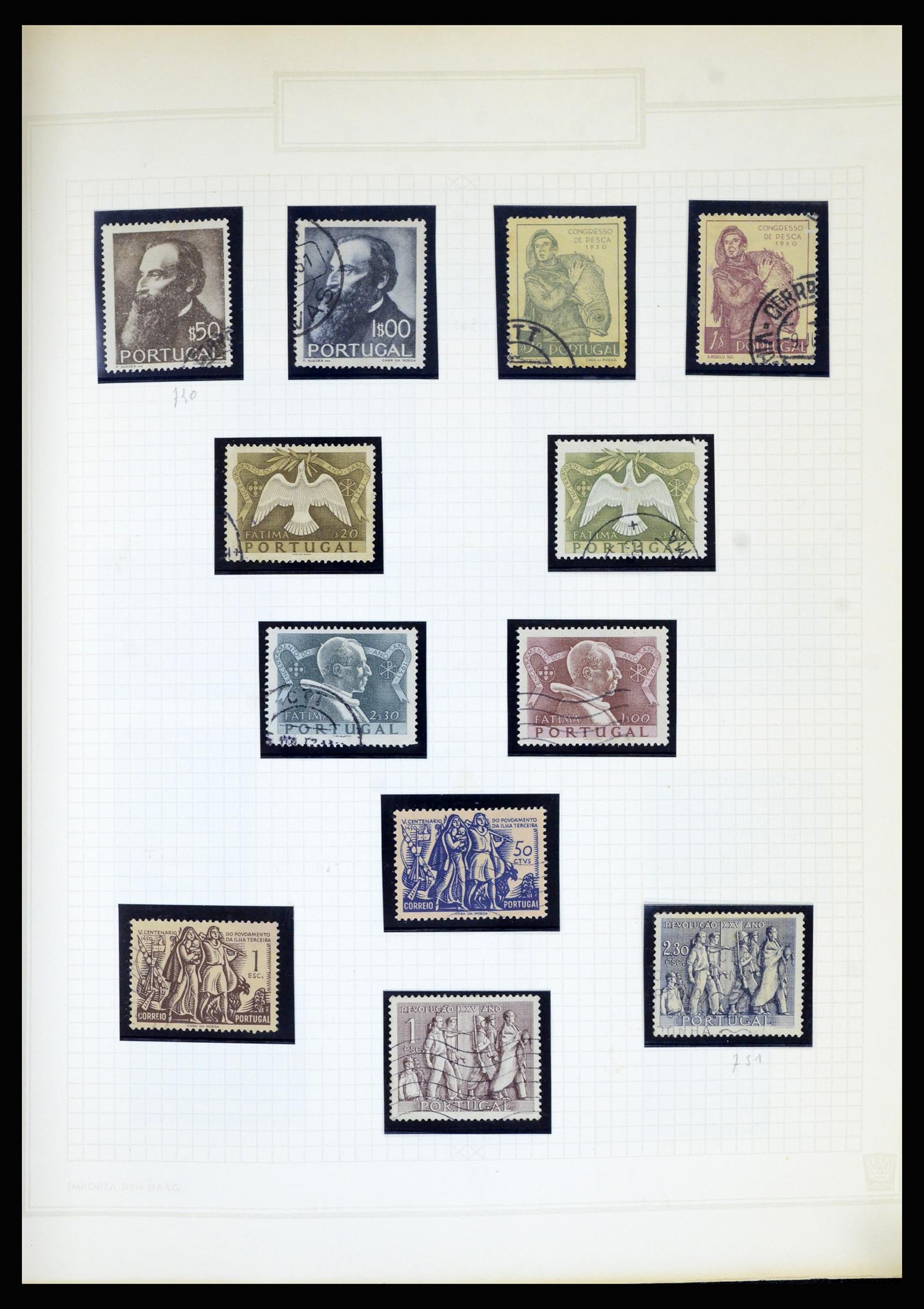 36869 044 - Stamp collection 36869 Portugal 1853-1990.
