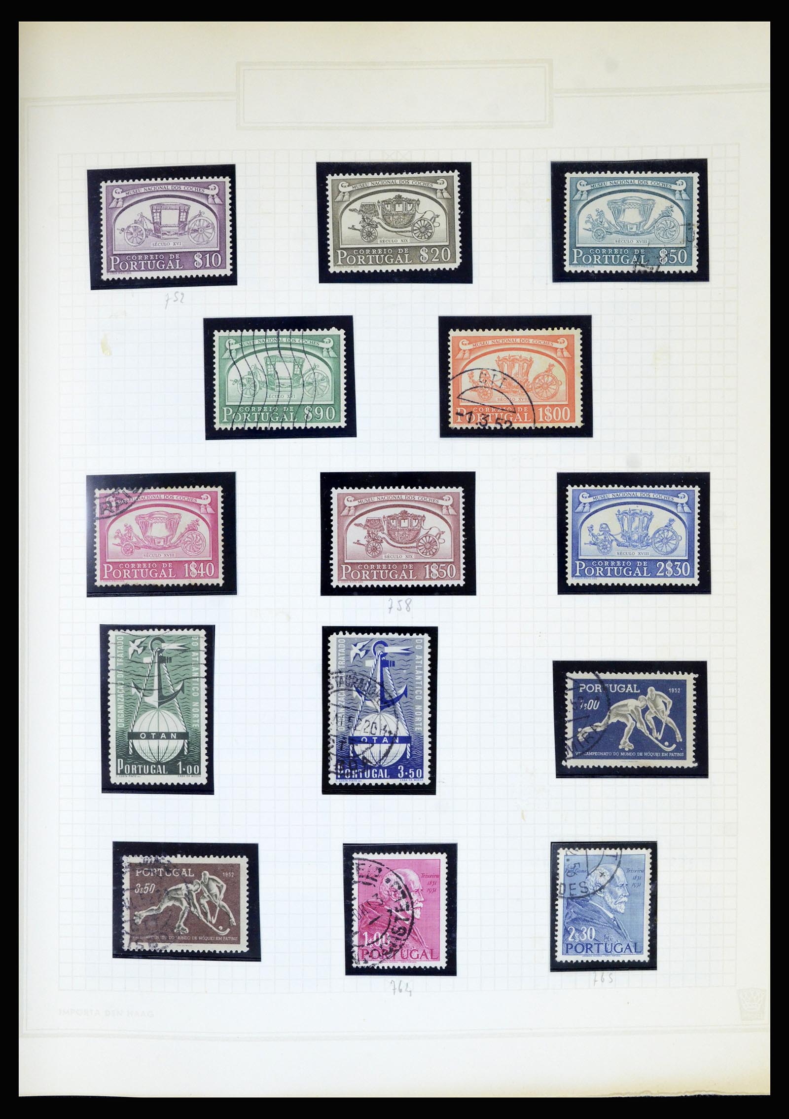 36869 045 - Stamp collection 36869 Portugal 1853-1990.