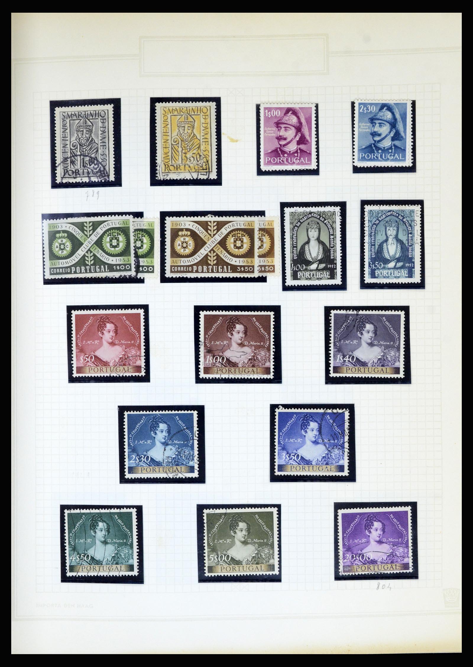 36869 047 - Stamp collection 36869 Portugal 1853-1990.