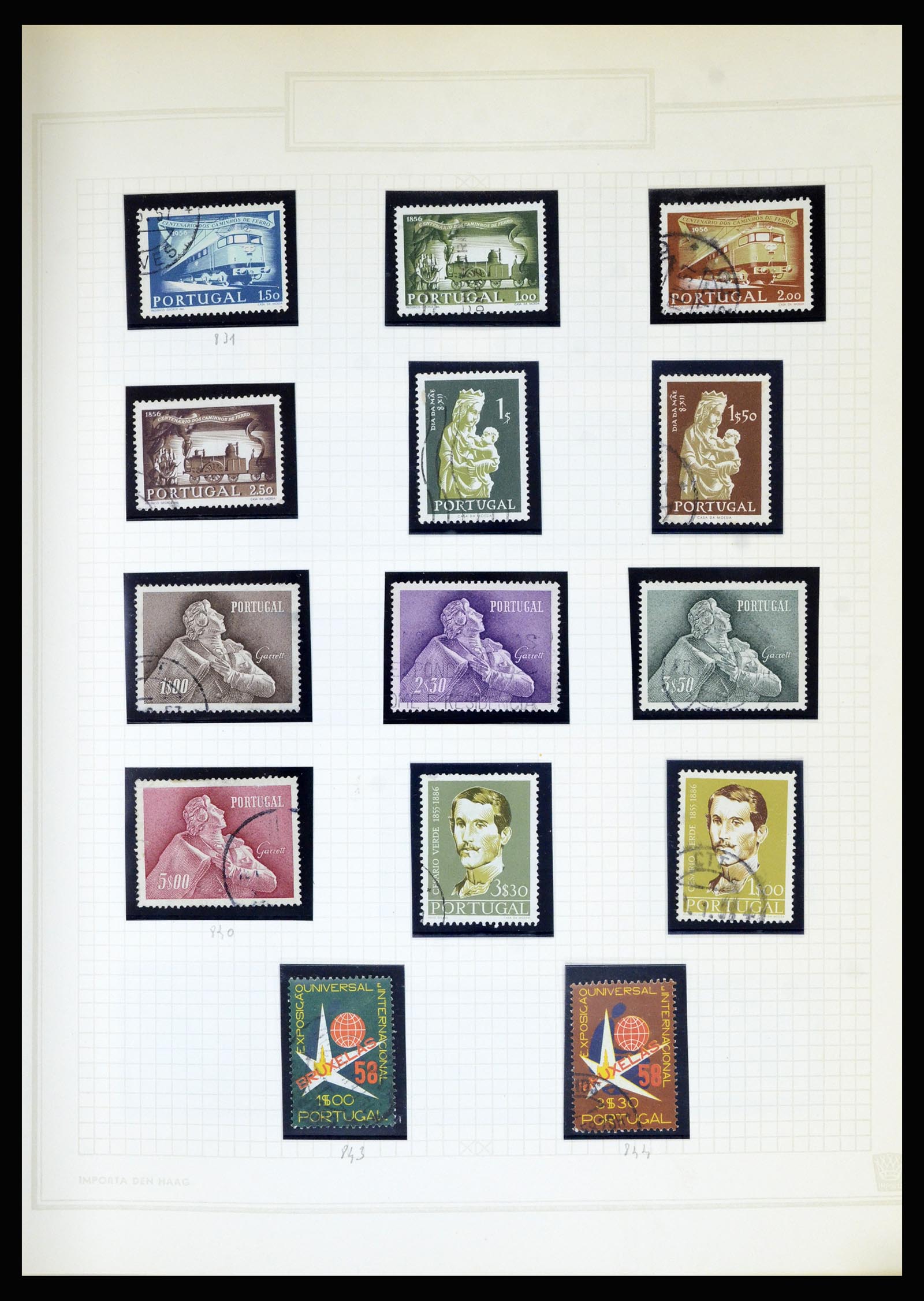 36869 050 - Stamp collection 36869 Portugal 1853-1990.