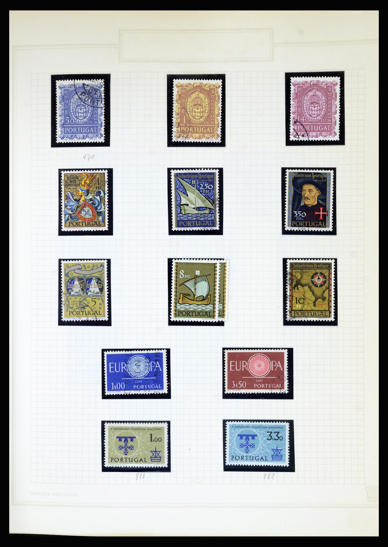36869 053 - Stamp collection 36869 Portugal 1853-1990.