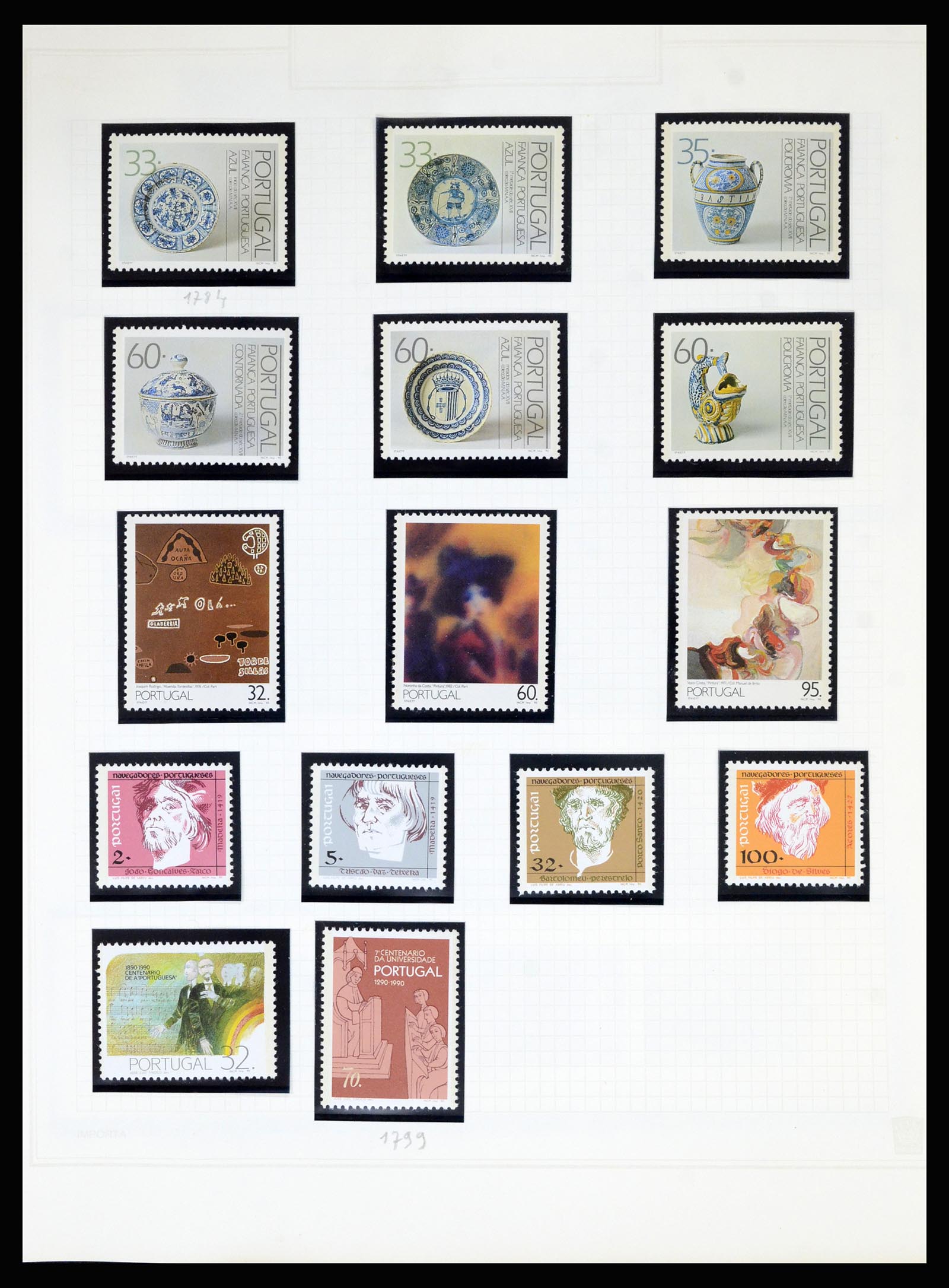 36869 121 - Stamp collection 36869 Portugal 1853-1990.