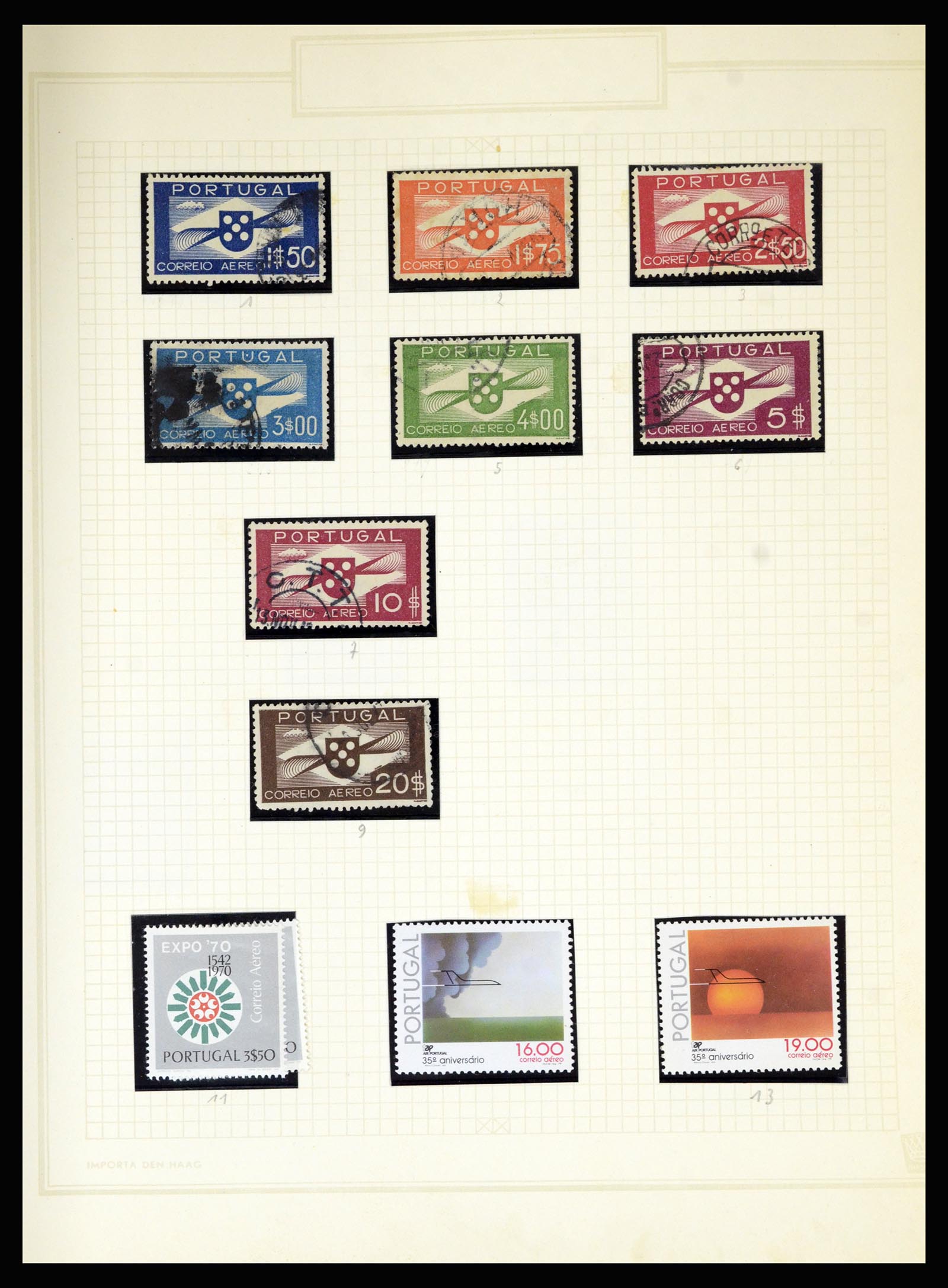 36869 126 - Stamp collection 36869 Portugal 1853-1990.