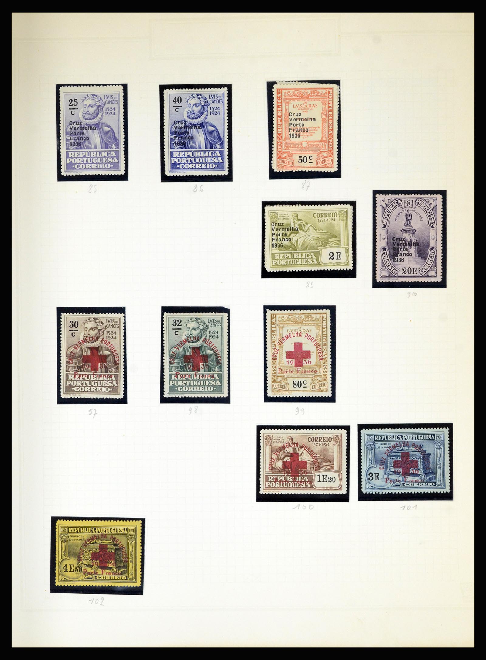36869 128 - Stamp collection 36869 Portugal 1853-1990.