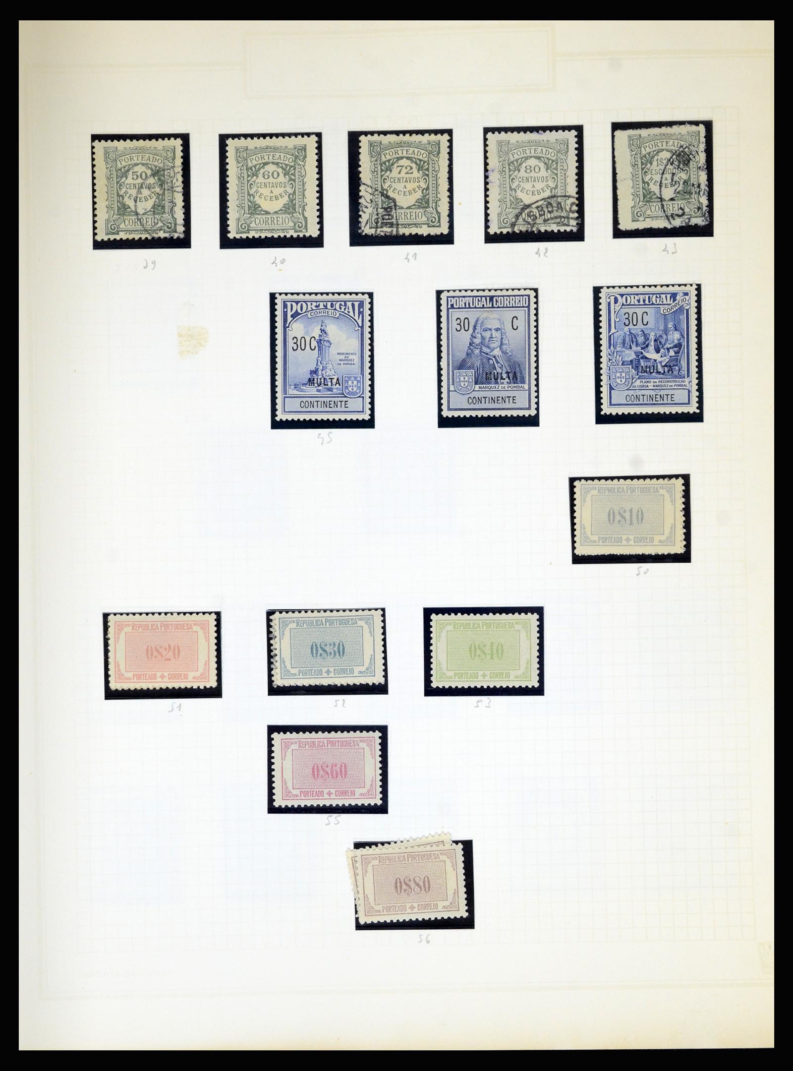 36869 134 - Stamp collection 36869 Portugal 1853-1990.