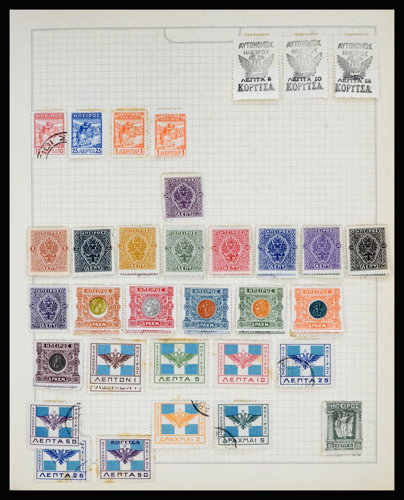 36872 001 - Postzegelverzameling 36872 Europese landen 1849-1950.
