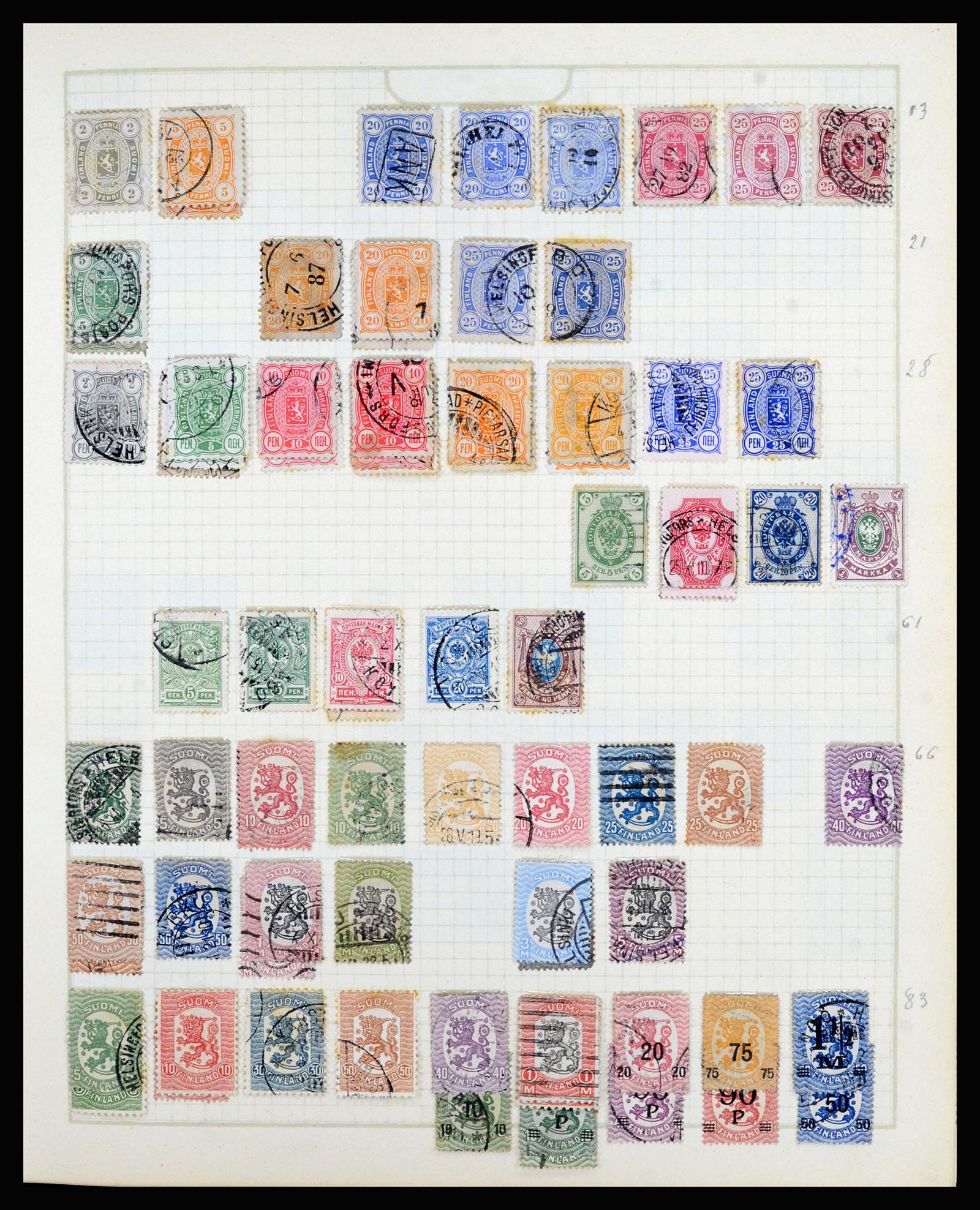 36872 006 - Postzegelverzameling 36872 Europese landen 1849-1950.