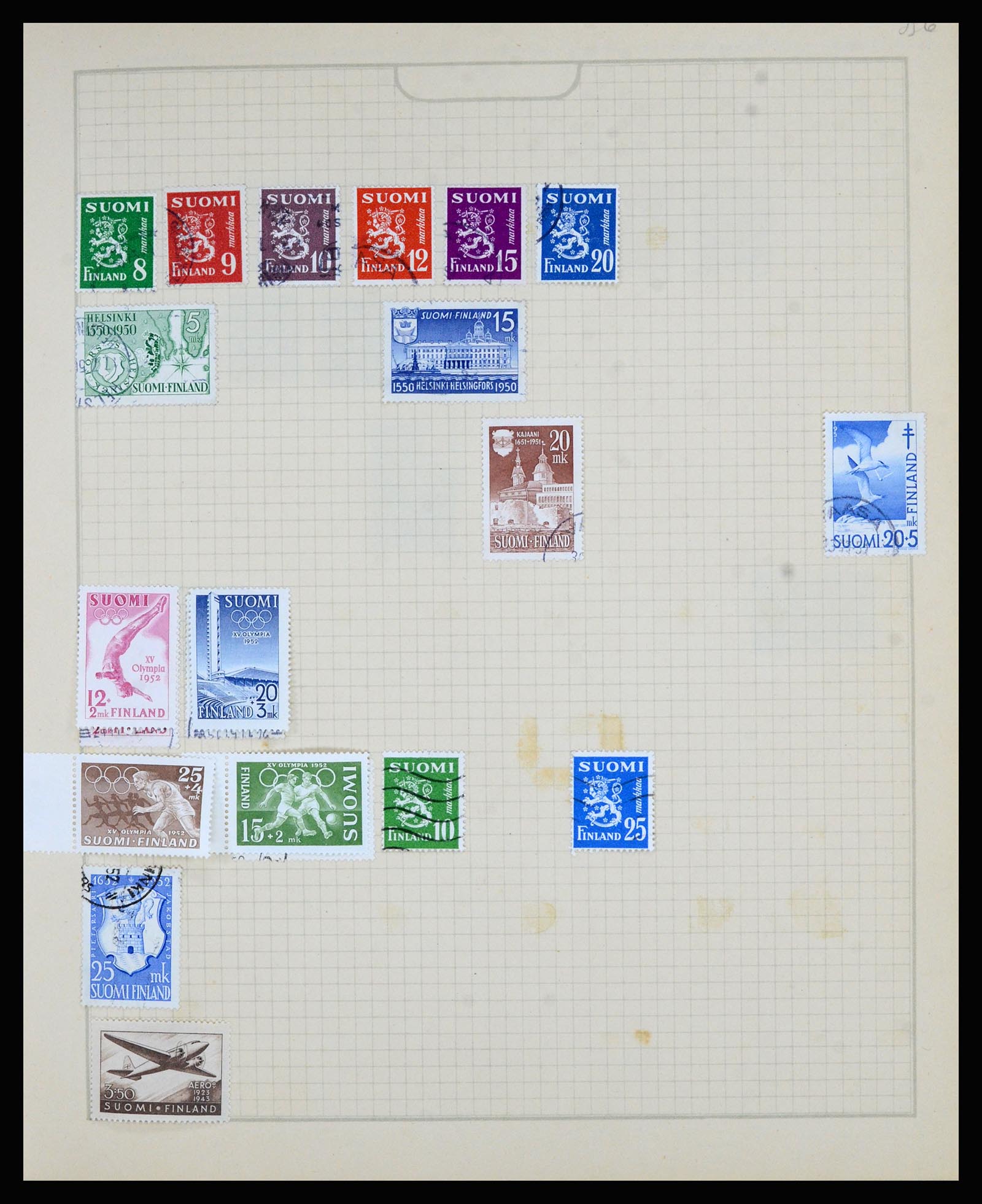 36872 012 - Postzegelverzameling 36872 Europese landen 1849-1950.