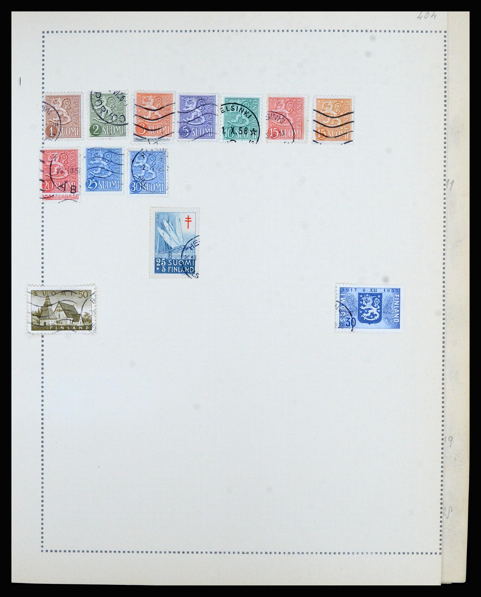 36872 013 - Postzegelverzameling 36872 Europese landen 1849-1950.