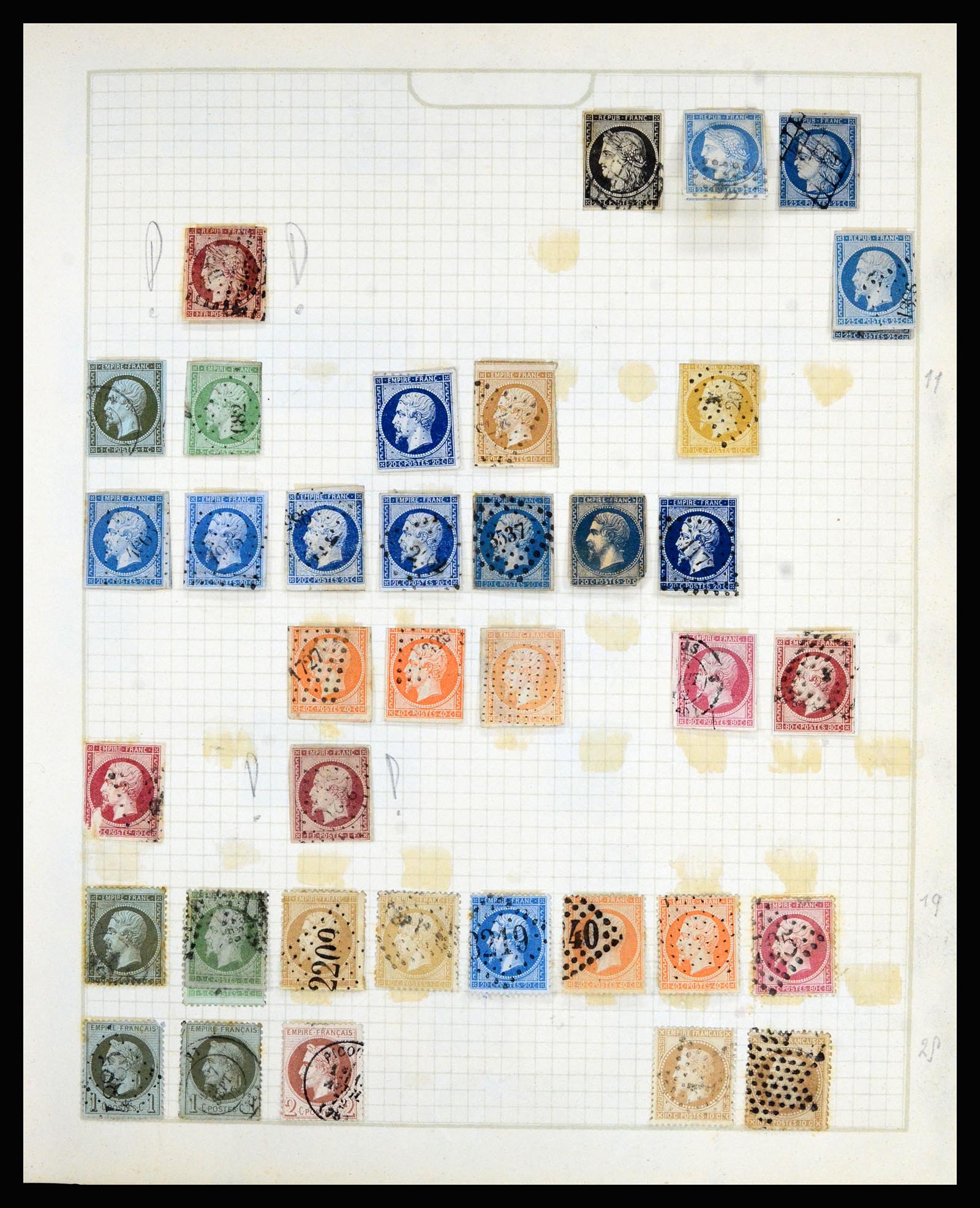 36872 015 - Postzegelverzameling 36872 Europese landen 1849-1950.