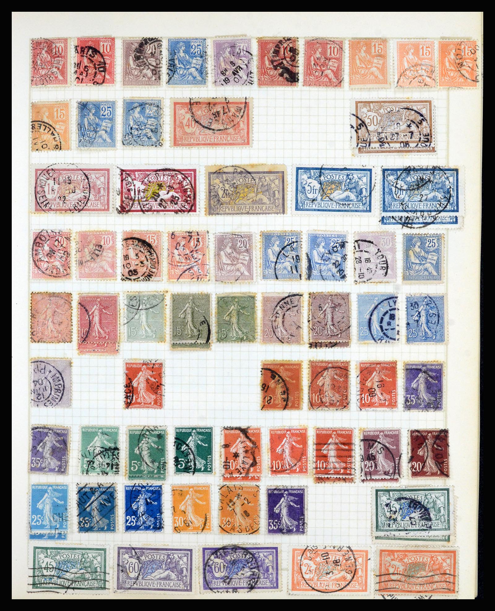 36872 018 - Postzegelverzameling 36872 Europese landen 1849-1950.