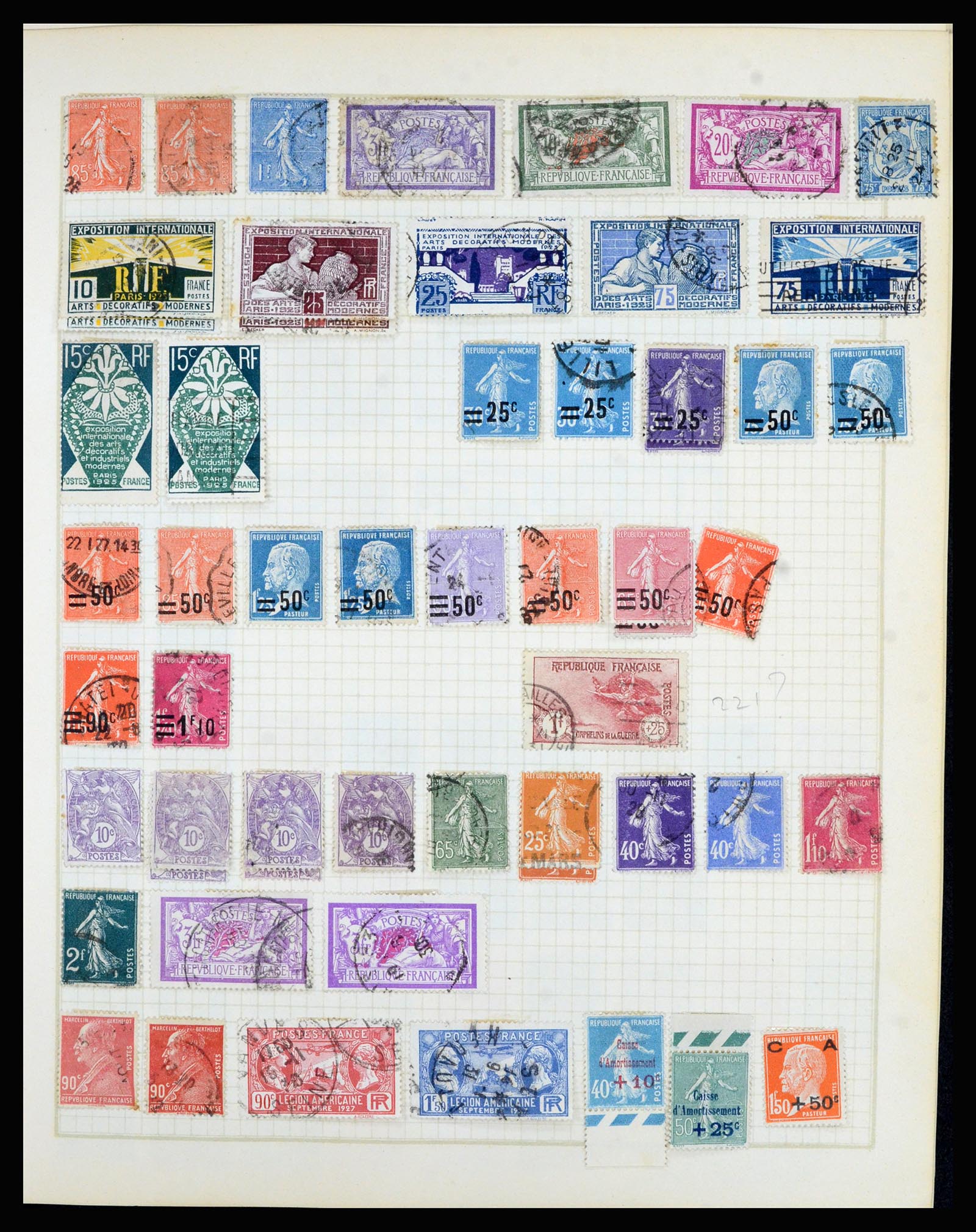 36872 020 - Postzegelverzameling 36872 Europese landen 1849-1950.