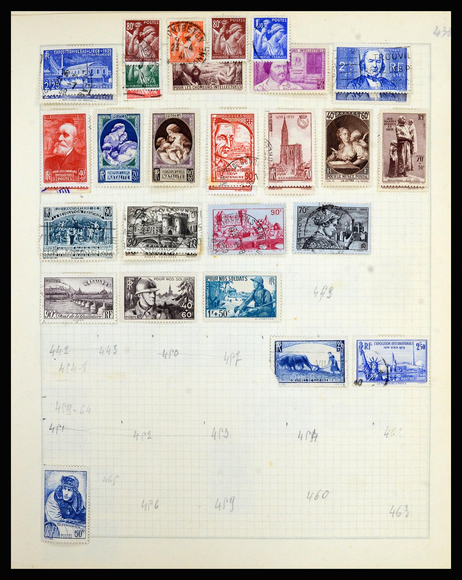 36872 025 - Postzegelverzameling 36872 Europese landen 1849-1950.