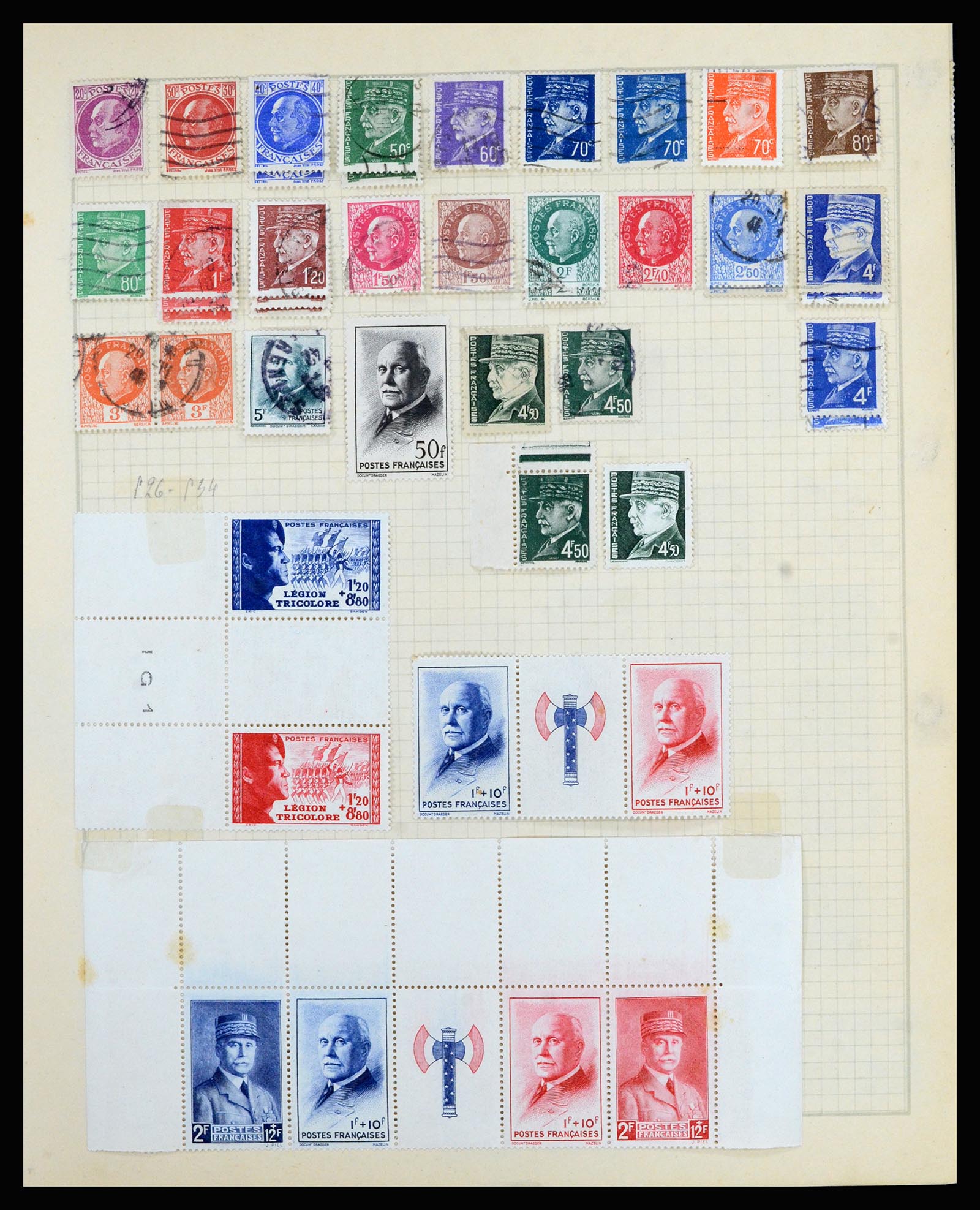 36872 027 - Postzegelverzameling 36872 Europese landen 1849-1950.
