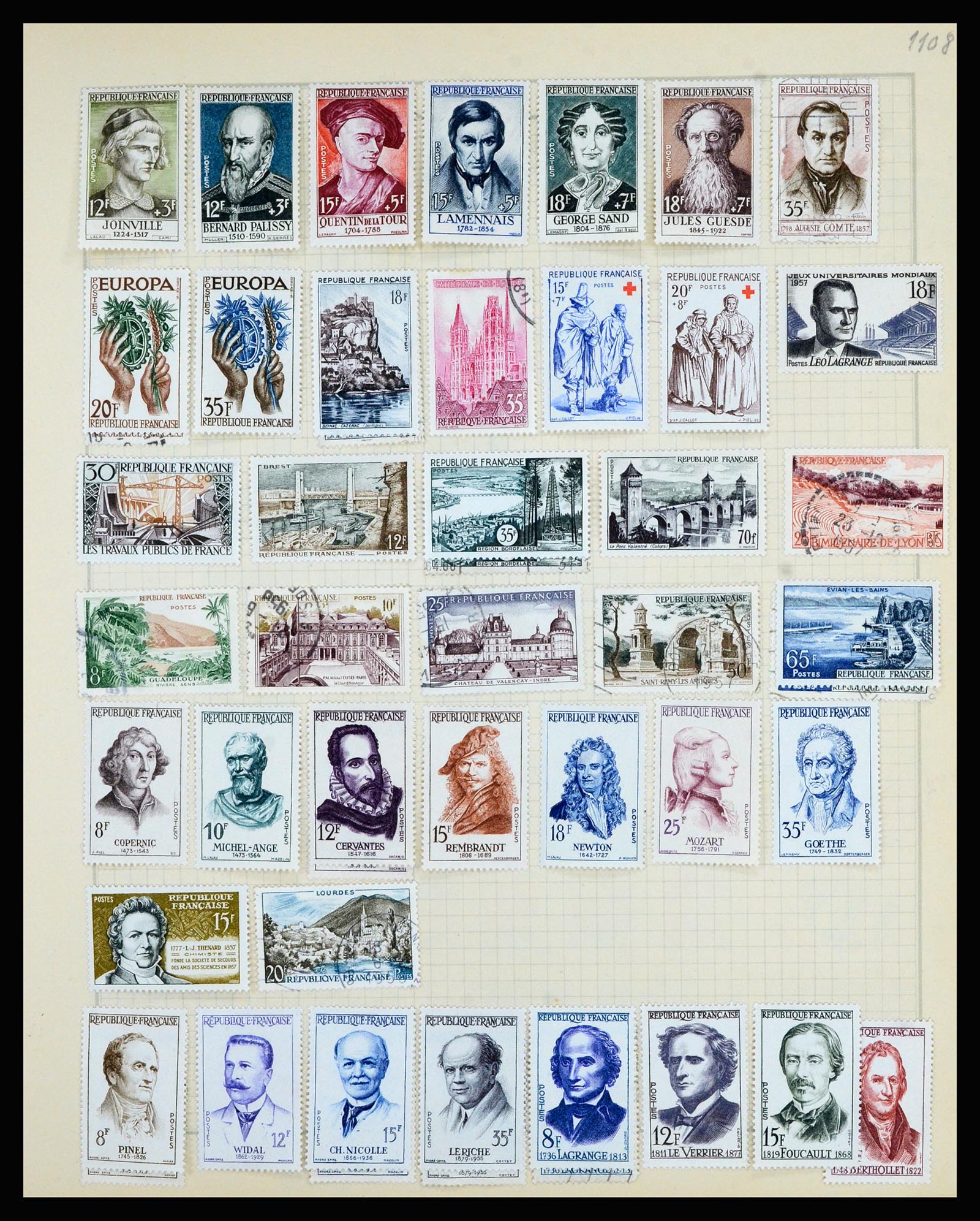 36872 040 - Postzegelverzameling 36872 Europese landen 1849-1950.