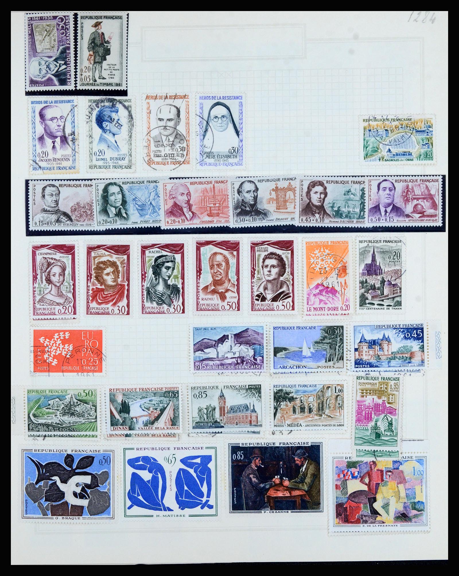36872 045 - Postzegelverzameling 36872 Europese landen 1849-1950.