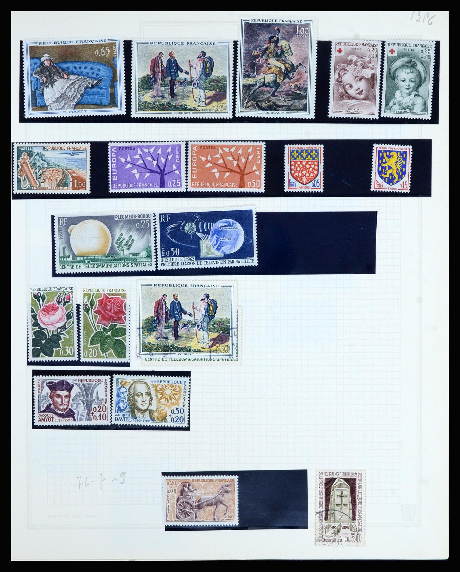 36872 047 - Postzegelverzameling 36872 Europese landen 1849-1950.