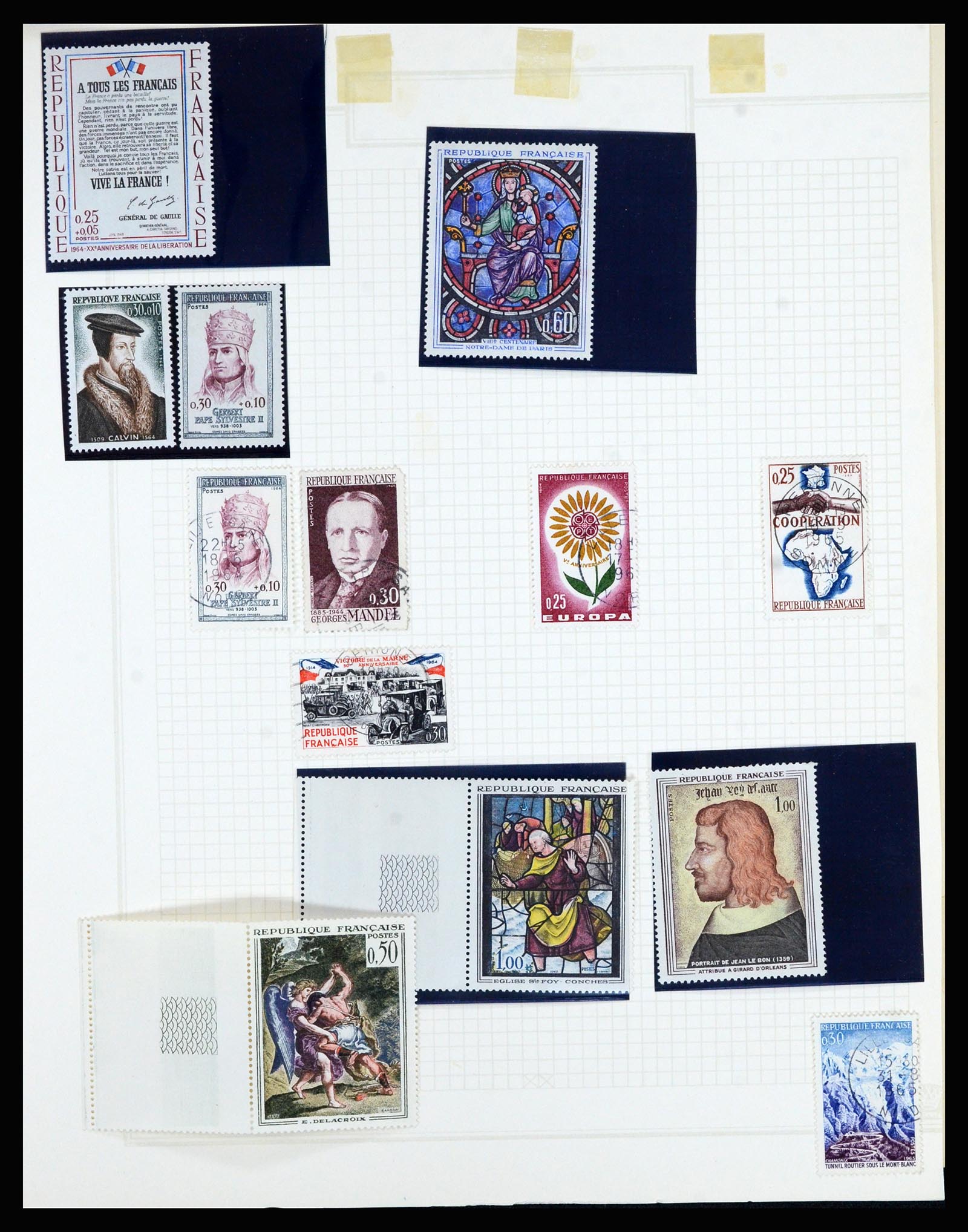 36872 049 - Postzegelverzameling 36872 Europese landen 1849-1950.