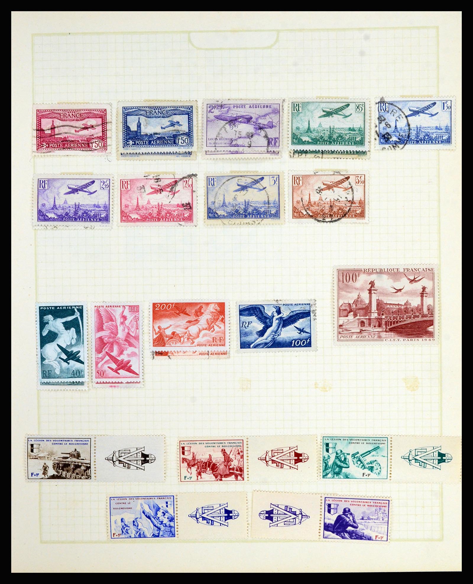 36872 050 - Postzegelverzameling 36872 Europese landen 1849-1950.