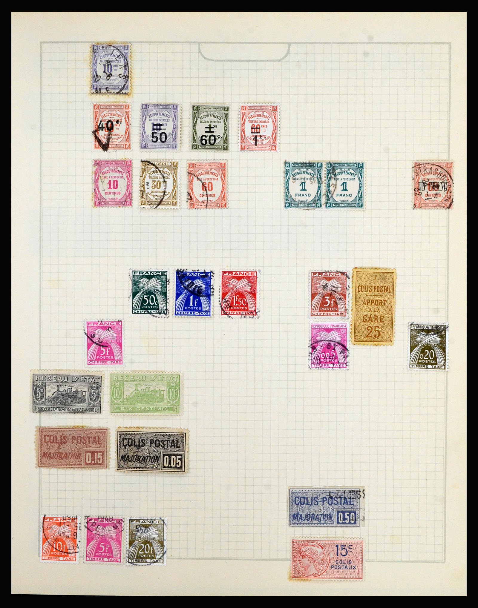 36872 055 - Postzegelverzameling 36872 Europese landen 1849-1950.