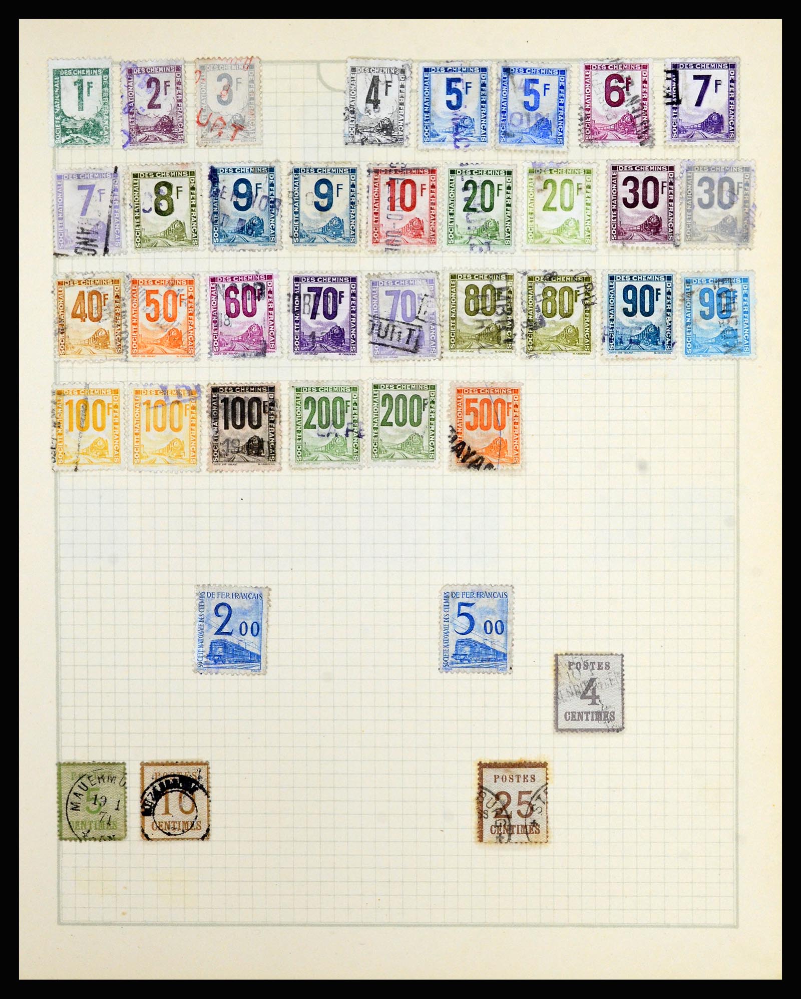 36872 057 - Postzegelverzameling 36872 Europese landen 1849-1950.