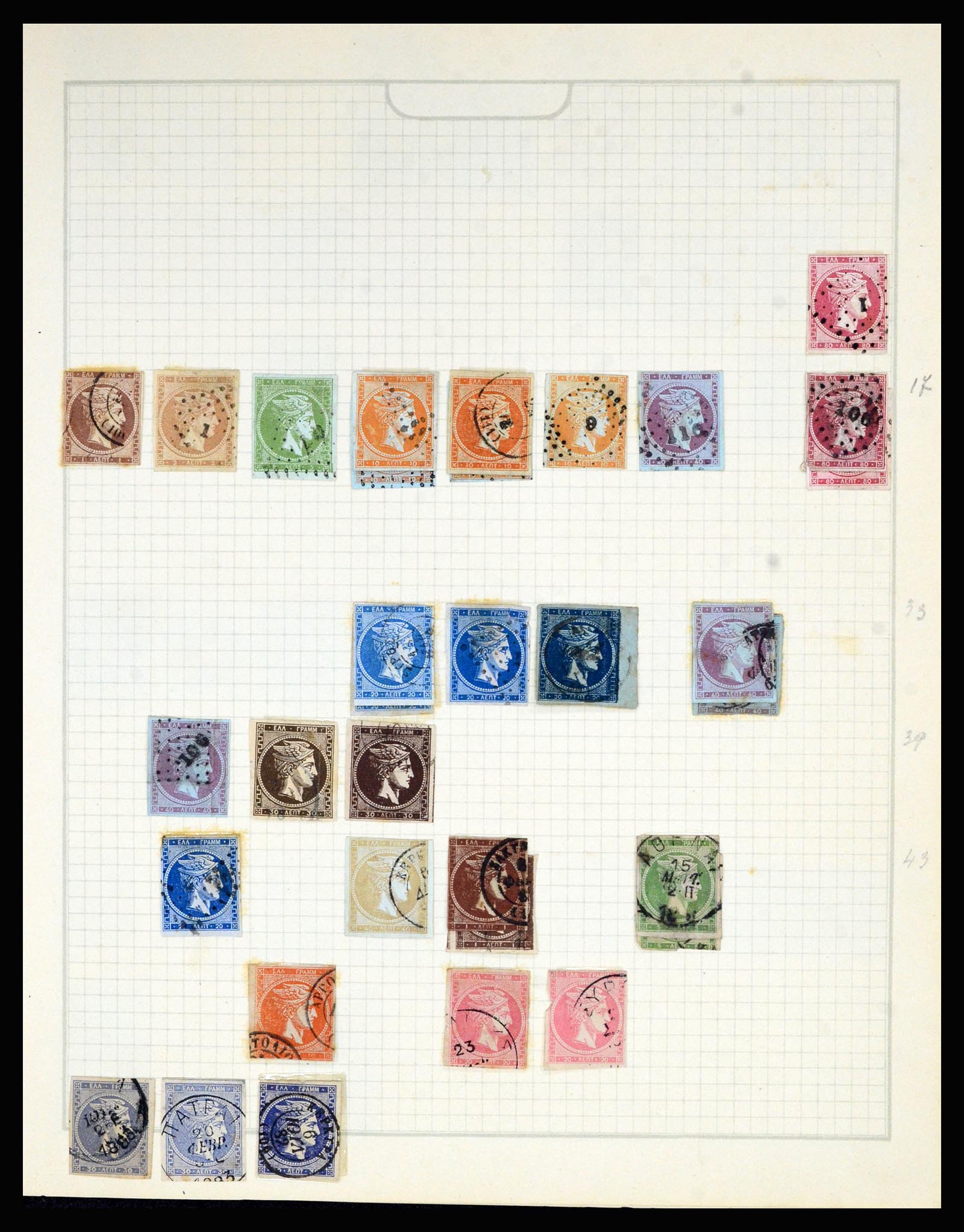 36872 063 - Postzegelverzameling 36872 Europese landen 1849-1950.