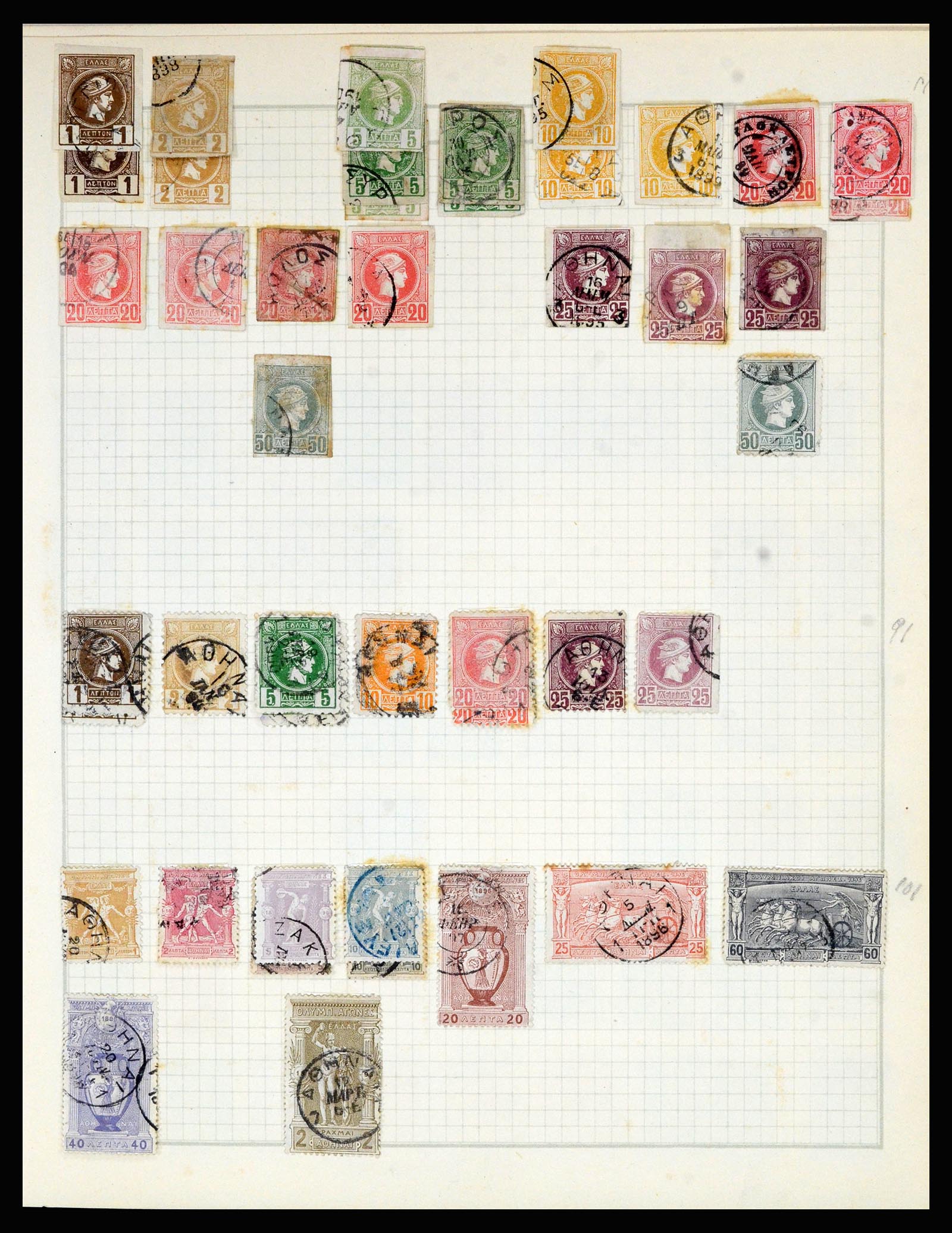 36872 064 - Postzegelverzameling 36872 Europese landen 1849-1950.