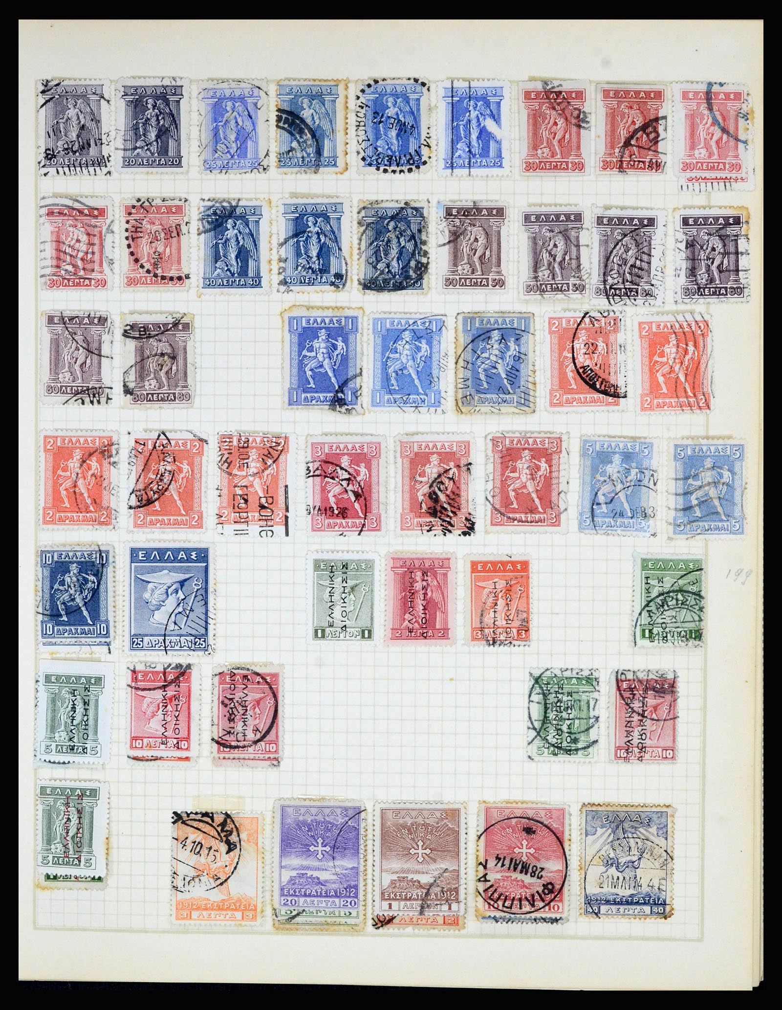 36872 066 - Postzegelverzameling 36872 Europese landen 1849-1950.