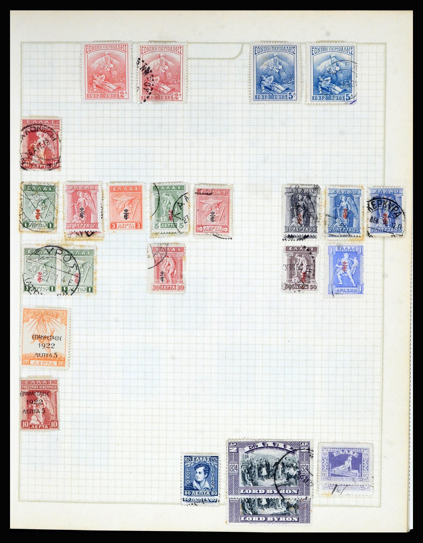 36872 068 - Postzegelverzameling 36872 Europese landen 1849-1950.