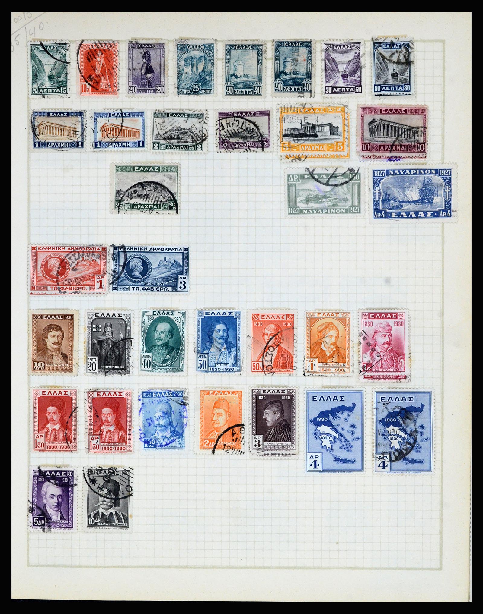 36872 069 - Postzegelverzameling 36872 Europese landen 1849-1950.