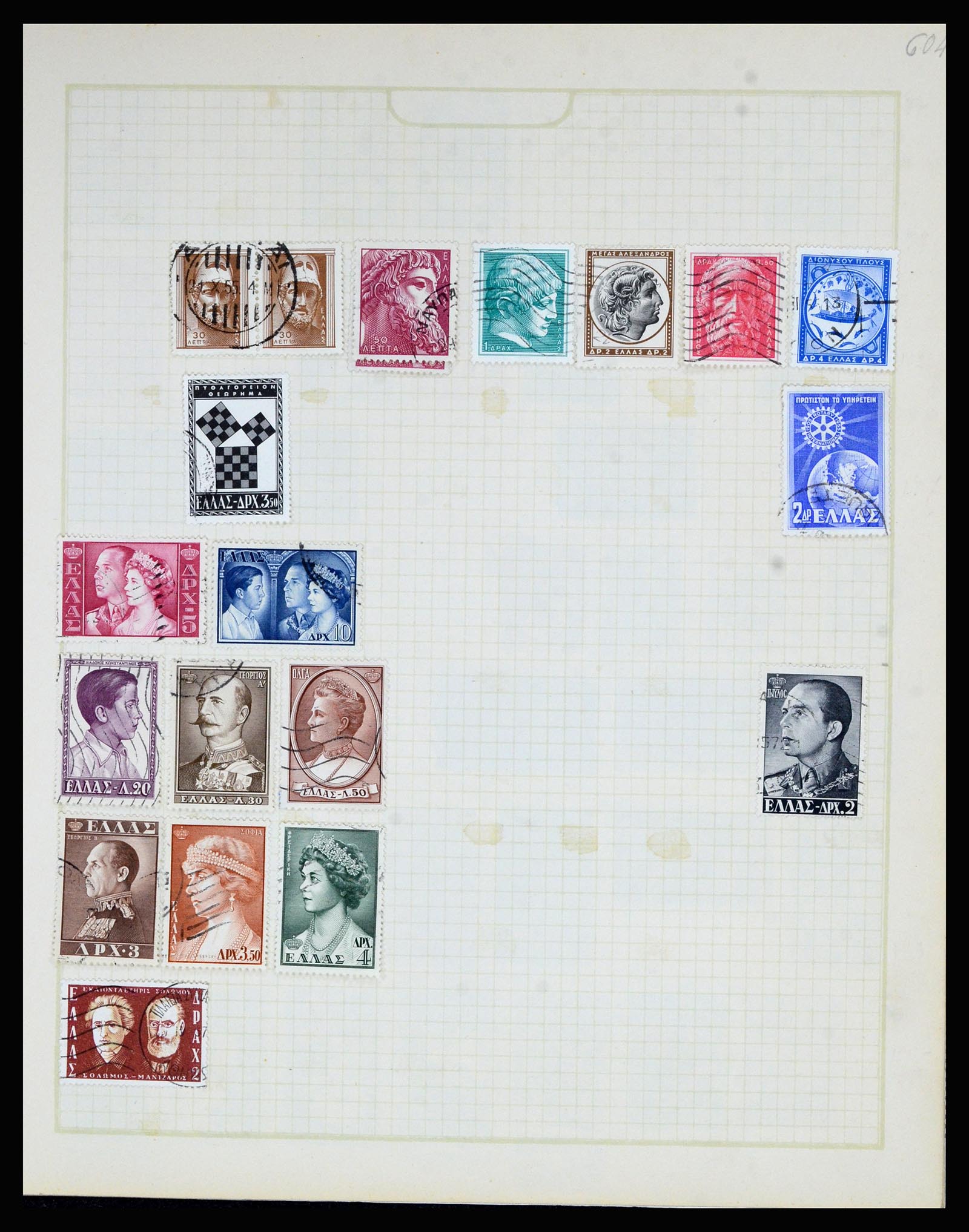 36872 075 - Postzegelverzameling 36872 Europese landen 1849-1950.