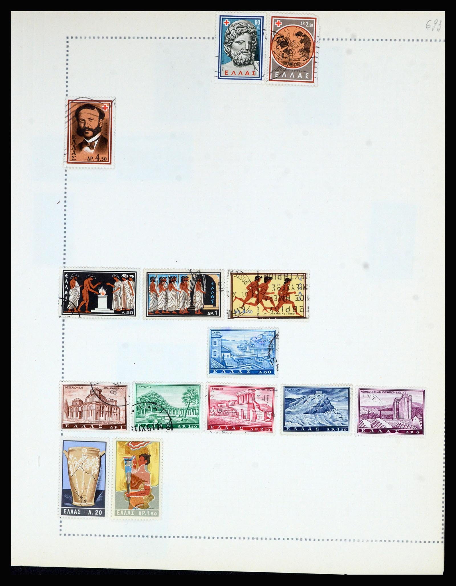 36872 077 - Postzegelverzameling 36872 Europese landen 1849-1950.