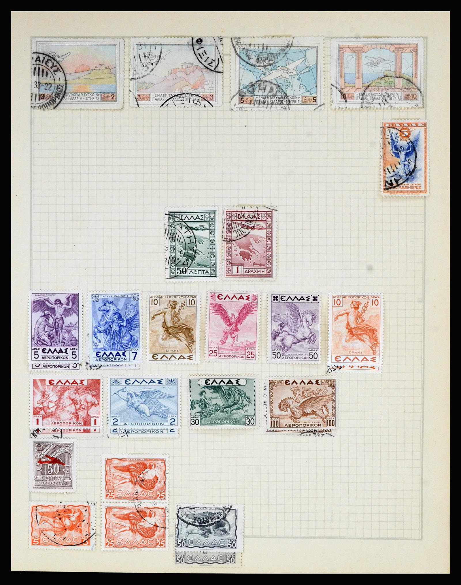 36872 079 - Postzegelverzameling 36872 Europese landen 1849-1950.