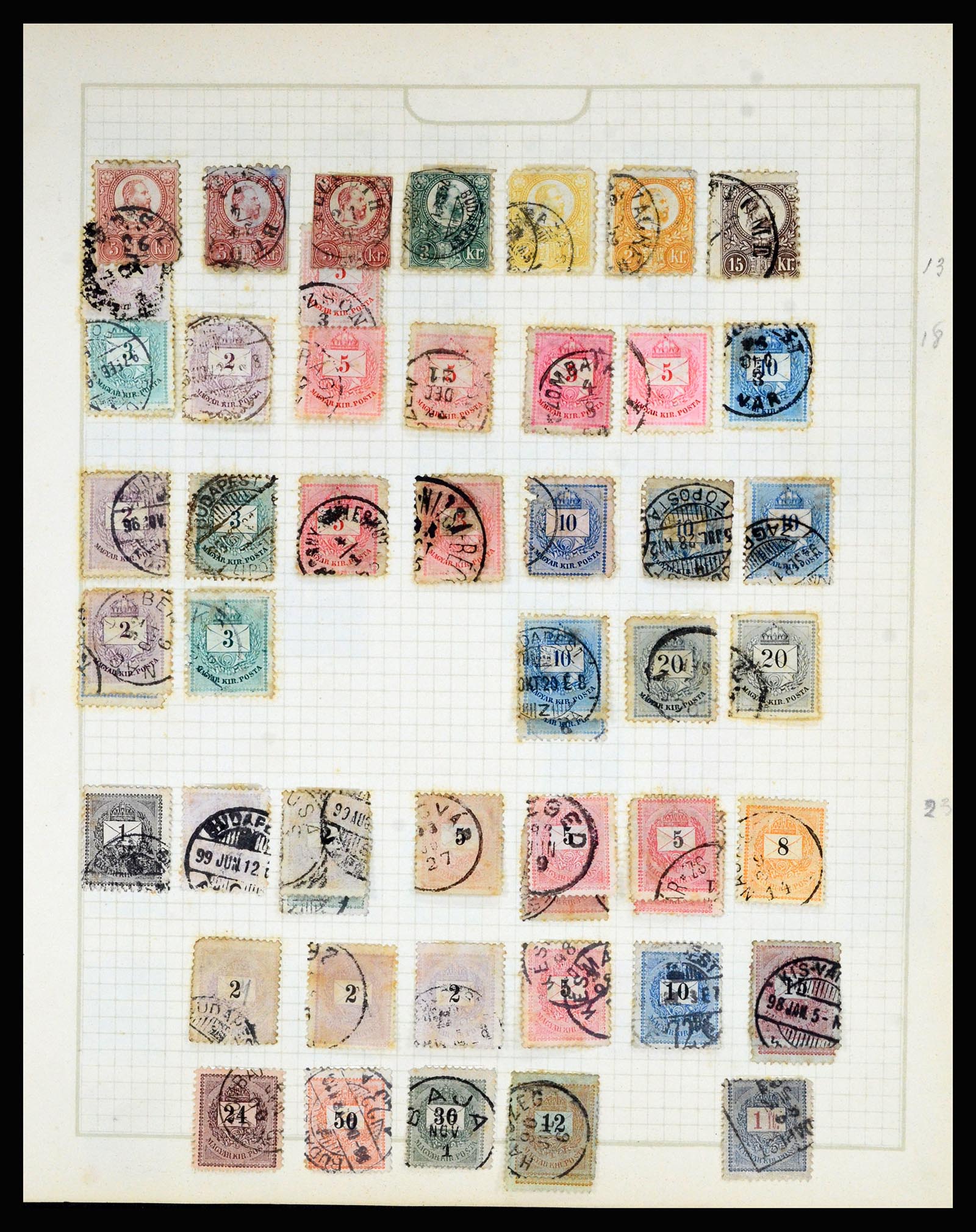 36872 086 - Postzegelverzameling 36872 Europese landen 1849-1950.
