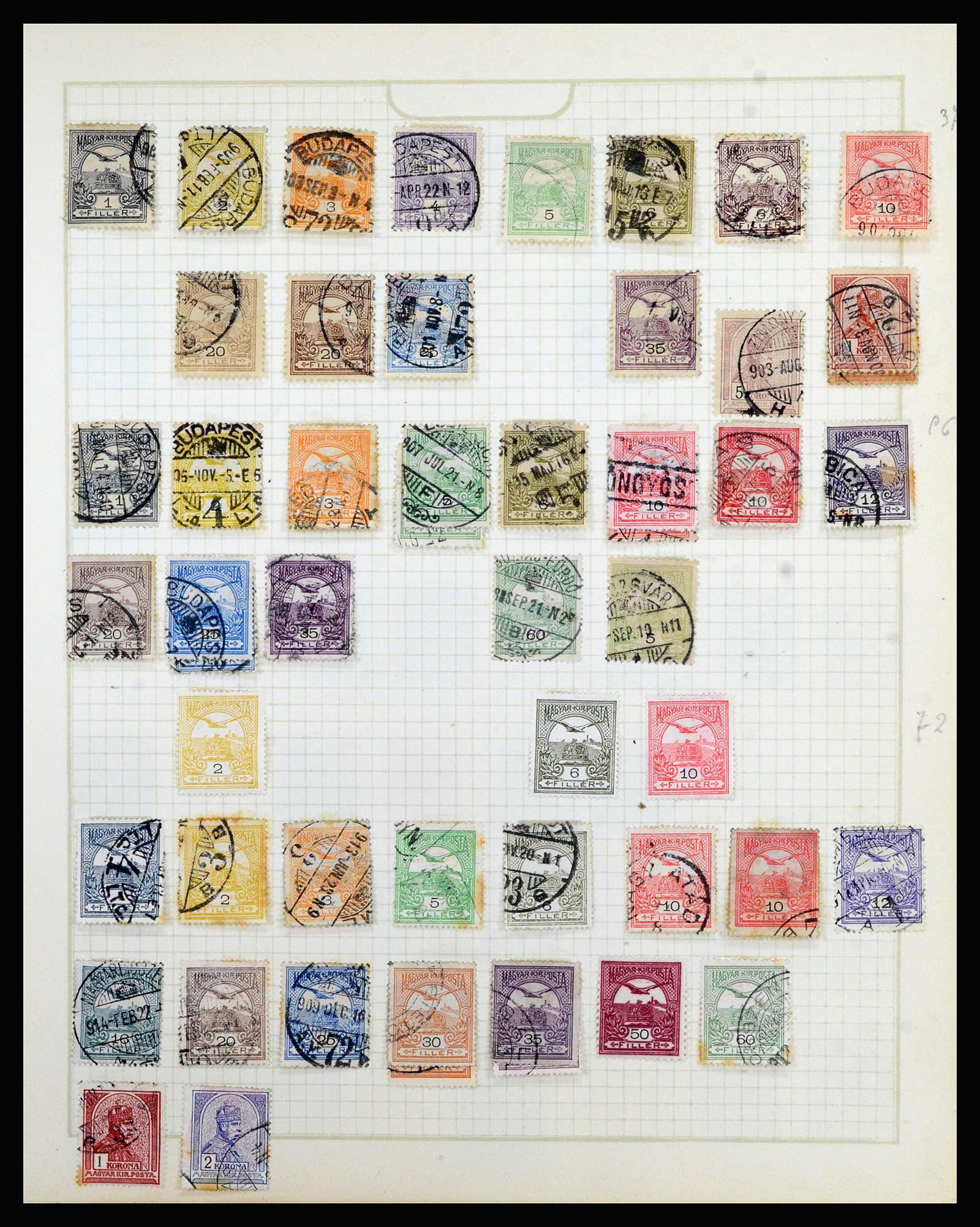 36872 087 - Postzegelverzameling 36872 Europese landen 1849-1950.