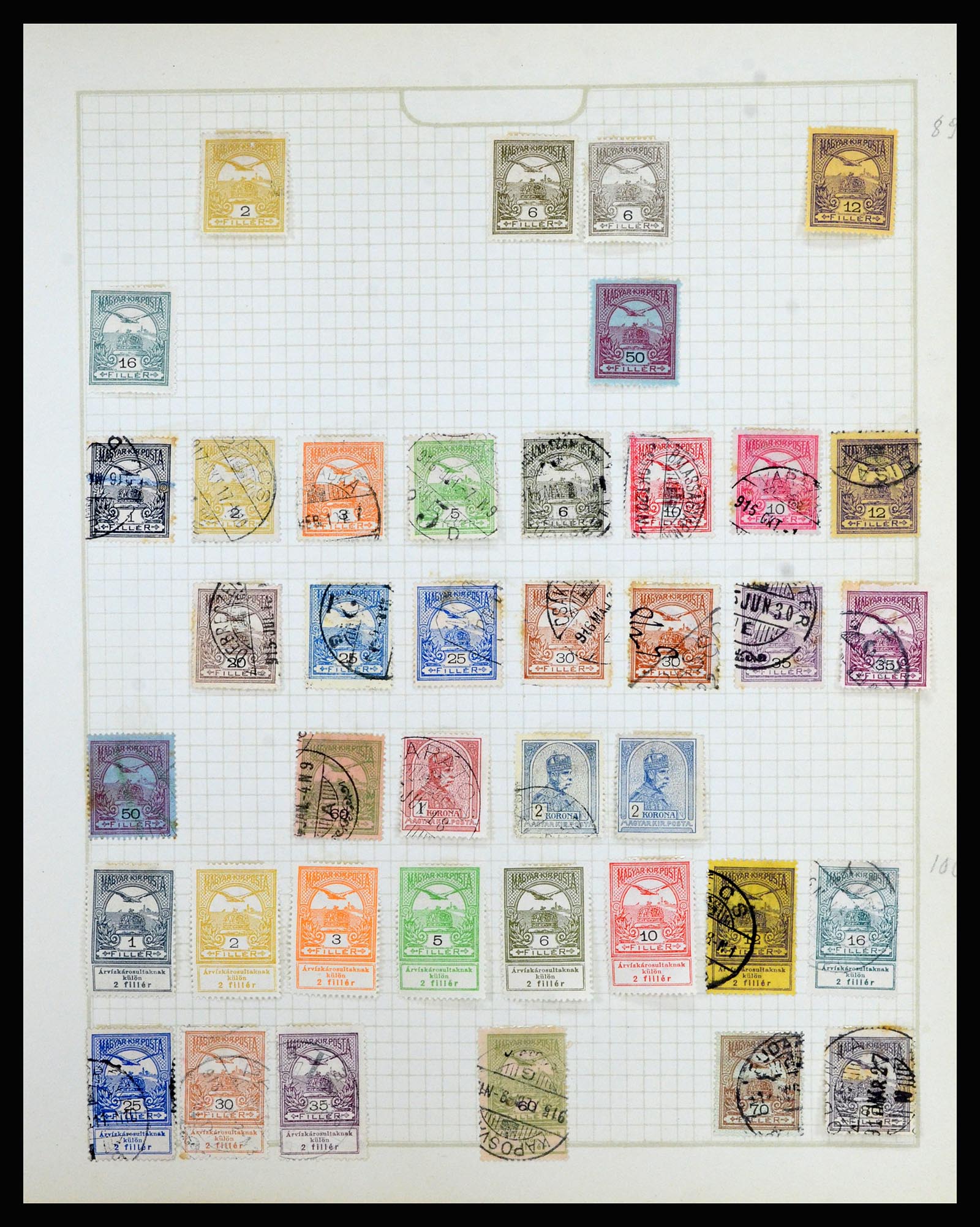 36872 088 - Postzegelverzameling 36872 Europese landen 1849-1950.