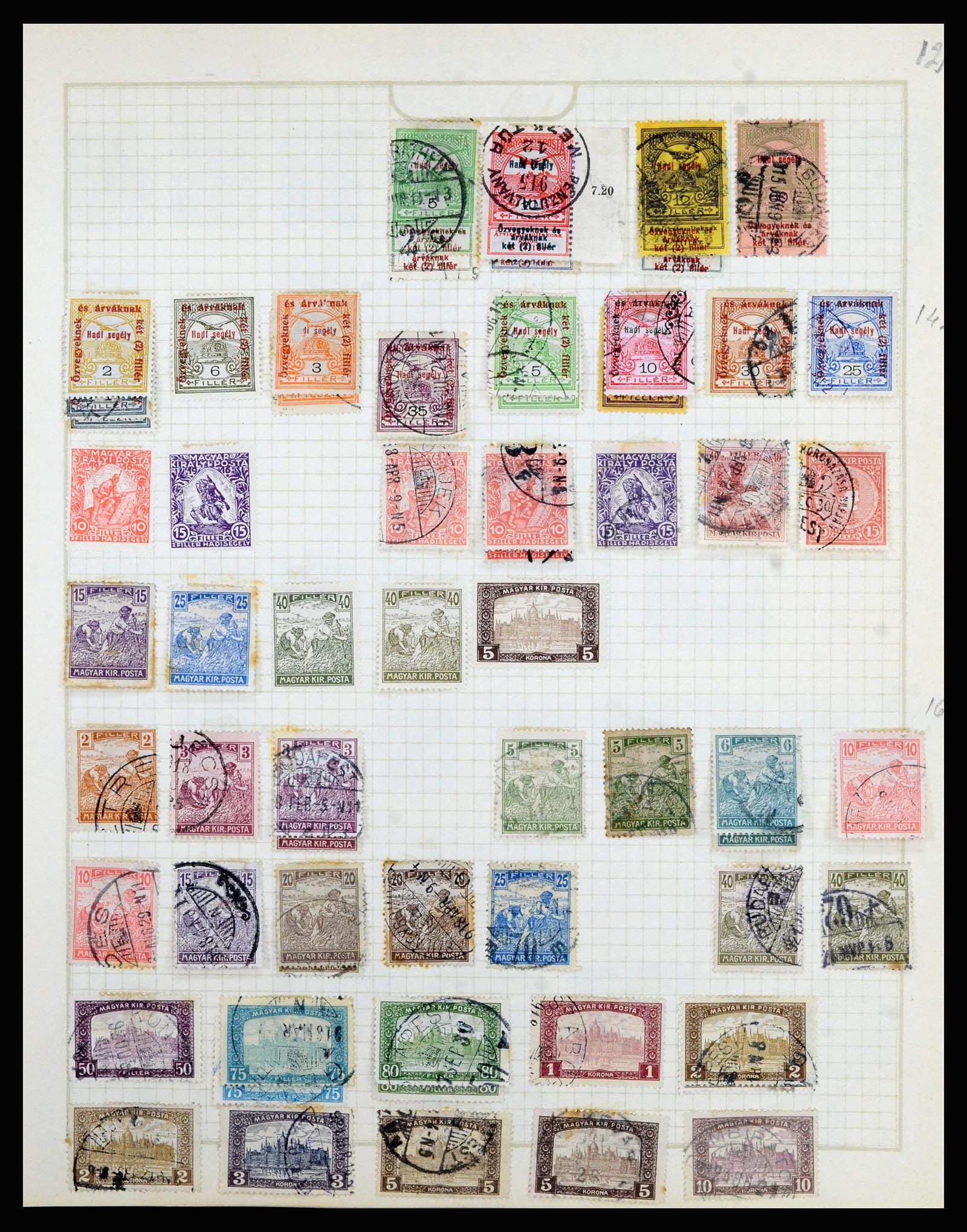 36872 089 - Postzegelverzameling 36872 Europese landen 1849-1950.