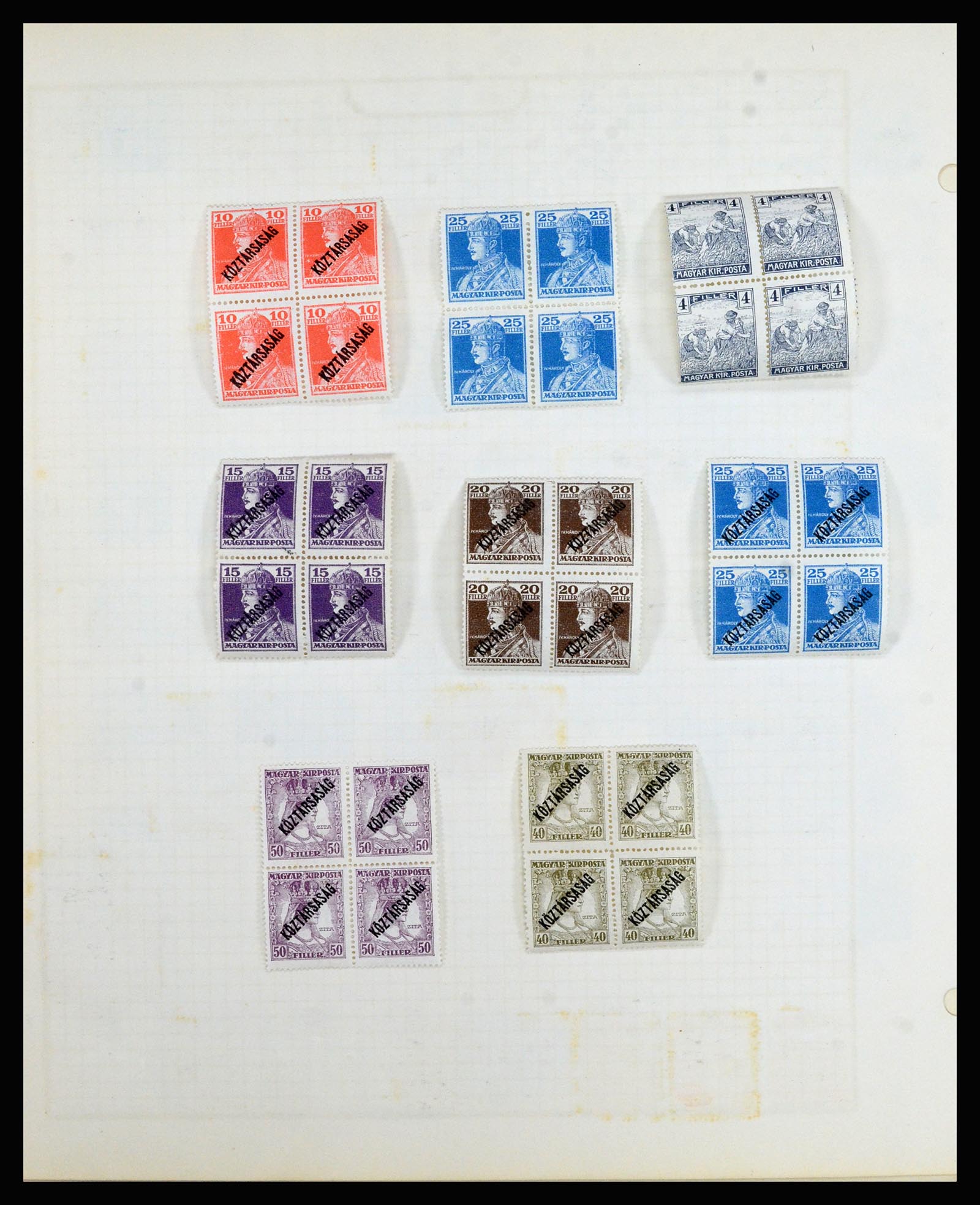 36872 092 - Postzegelverzameling 36872 Europese landen 1849-1950.
