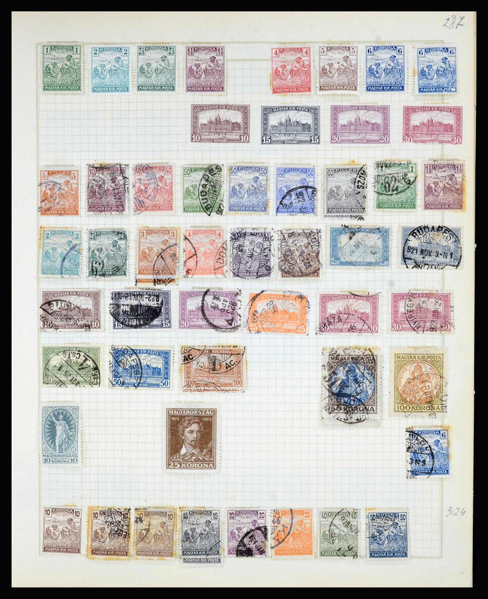 36872 093 - Postzegelverzameling 36872 Europese landen 1849-1950.