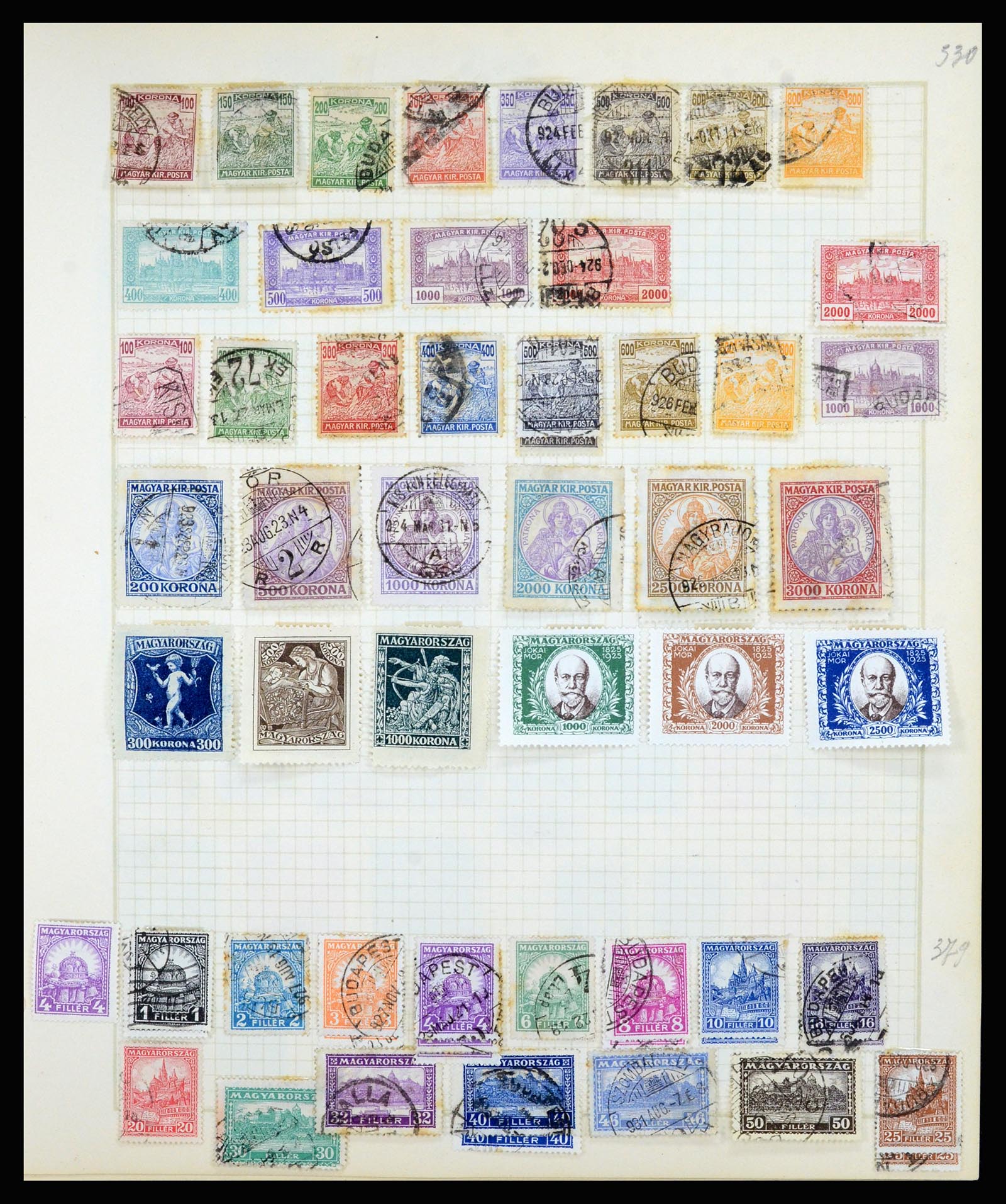36872 094 - Postzegelverzameling 36872 Europese landen 1849-1950.